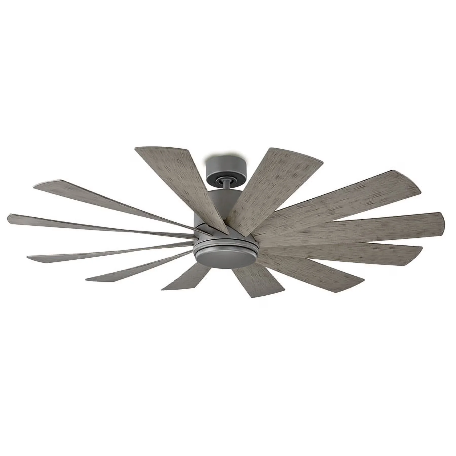 Innovative Ceiling Fan with LED, Rustic/Lodge, 3000K LED Light Kit and Wall Control - Black Model 7B2D06