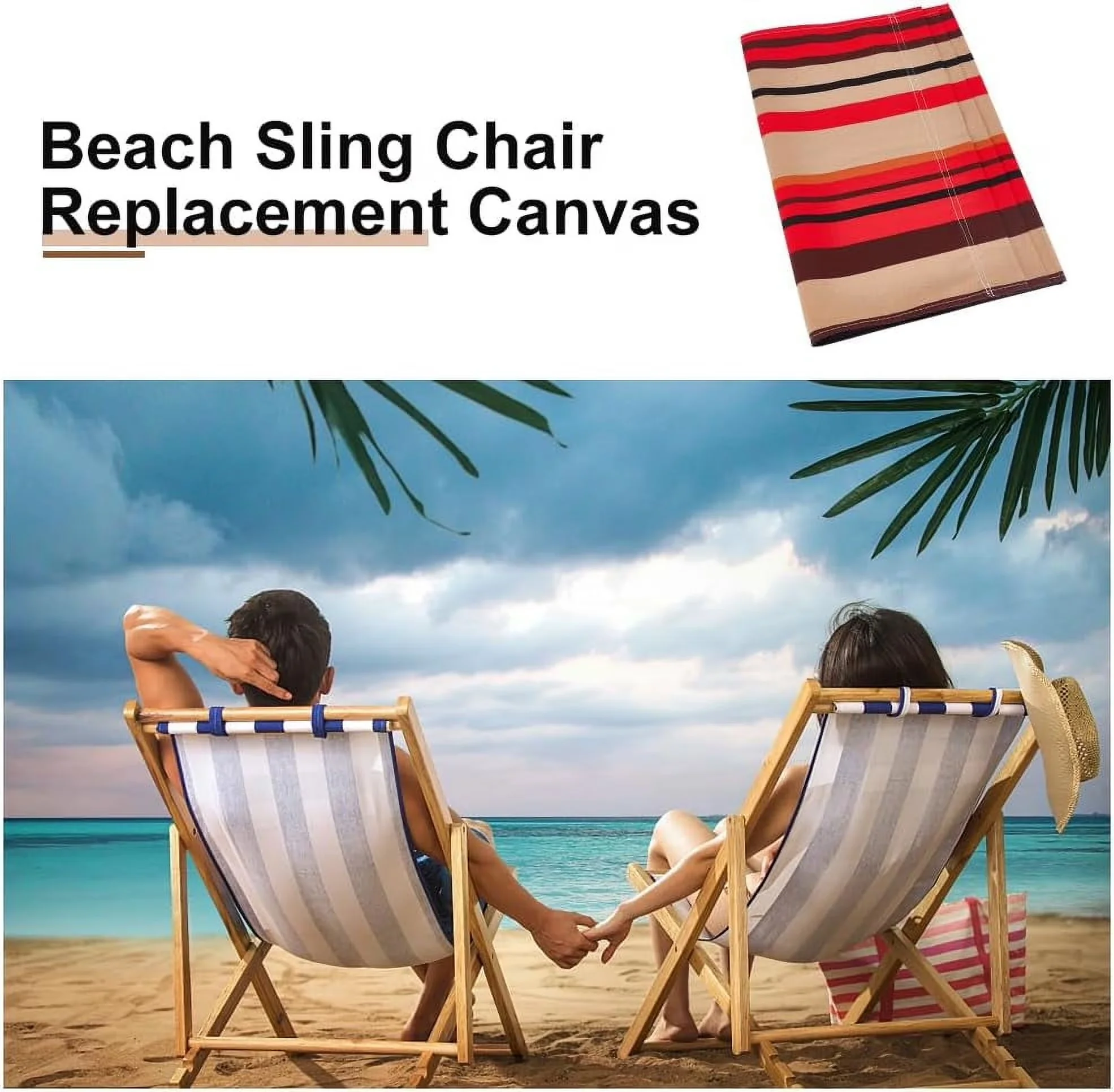 Efficient Beach Chair - Canvas 28x16 for General Purpose Model F1FAFD