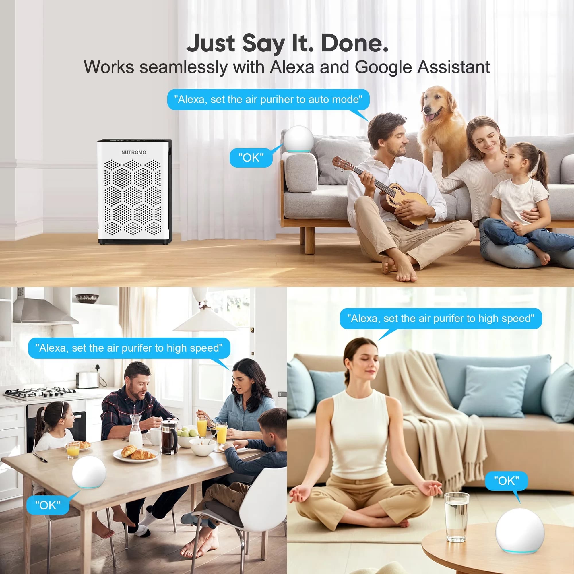 Air Purifier Essential with Filter Change Indicator, Smart Technology Capable - Model 8F4DBC