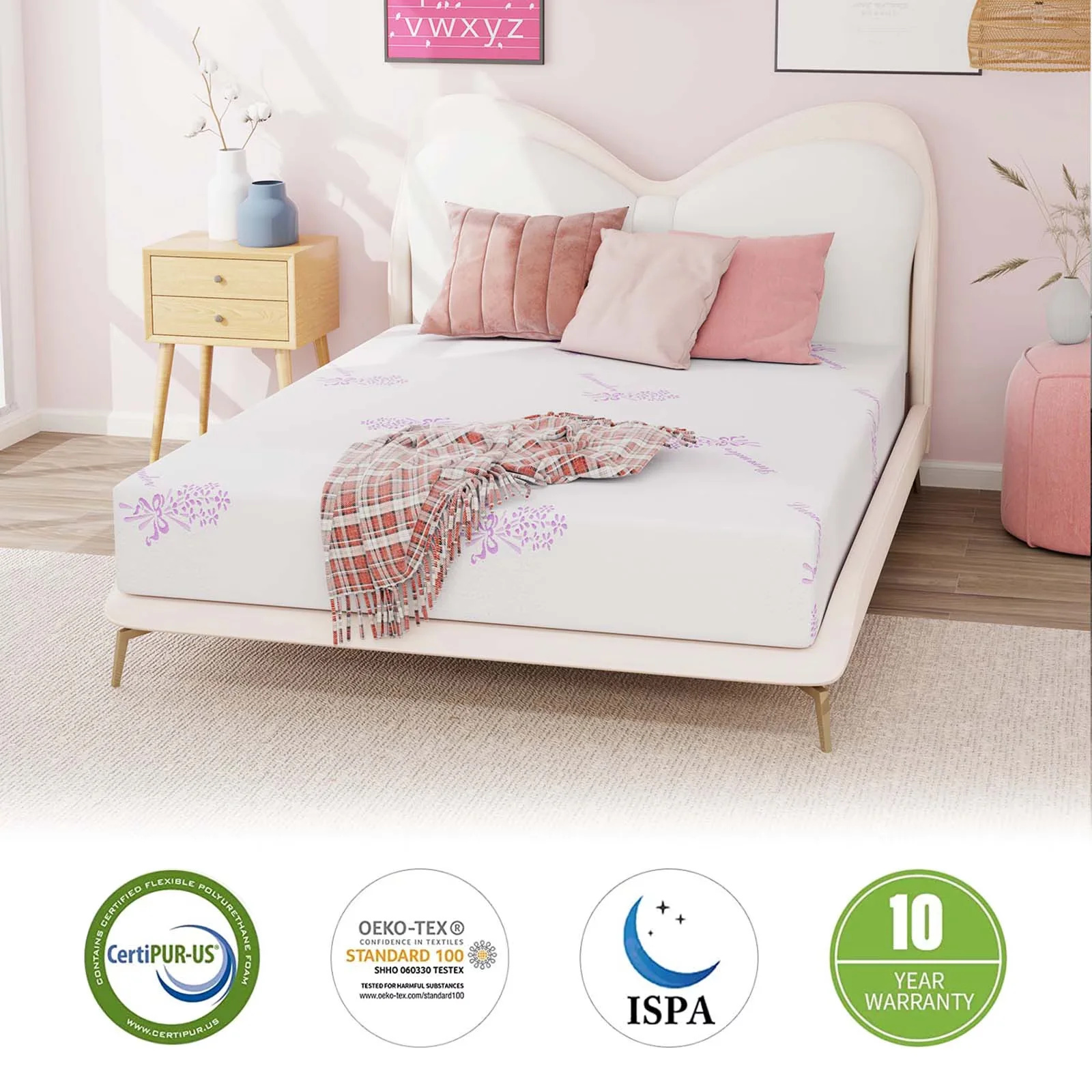 Innovative Mattresses Accessory with Mattress-In-A-Box, Cooling Technology - Memory Foam Model 4AA5CF