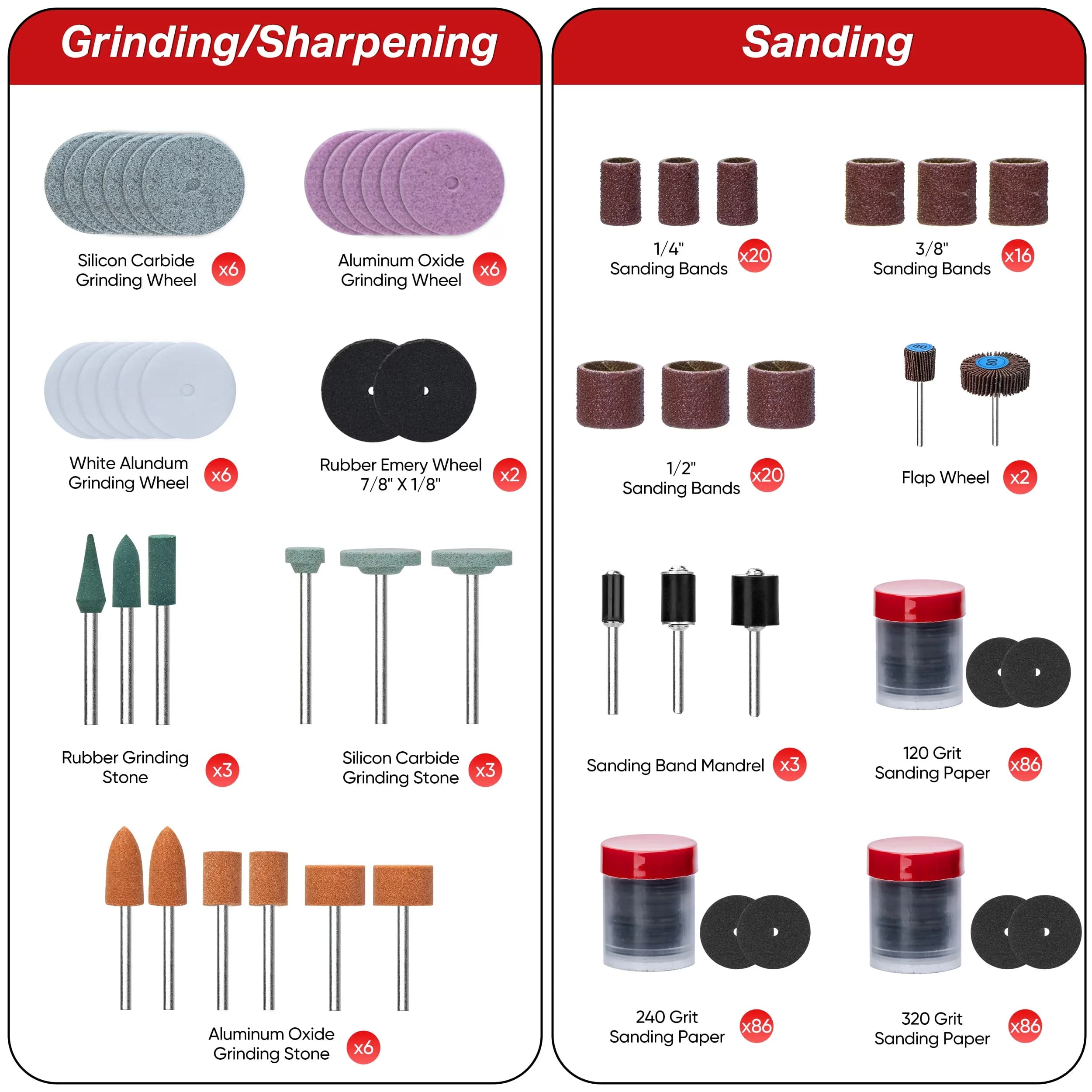 Modern Power Tool with Waterproof, Compatible, 508 Pcs Rotary Accessories Kit - Model 0A888B