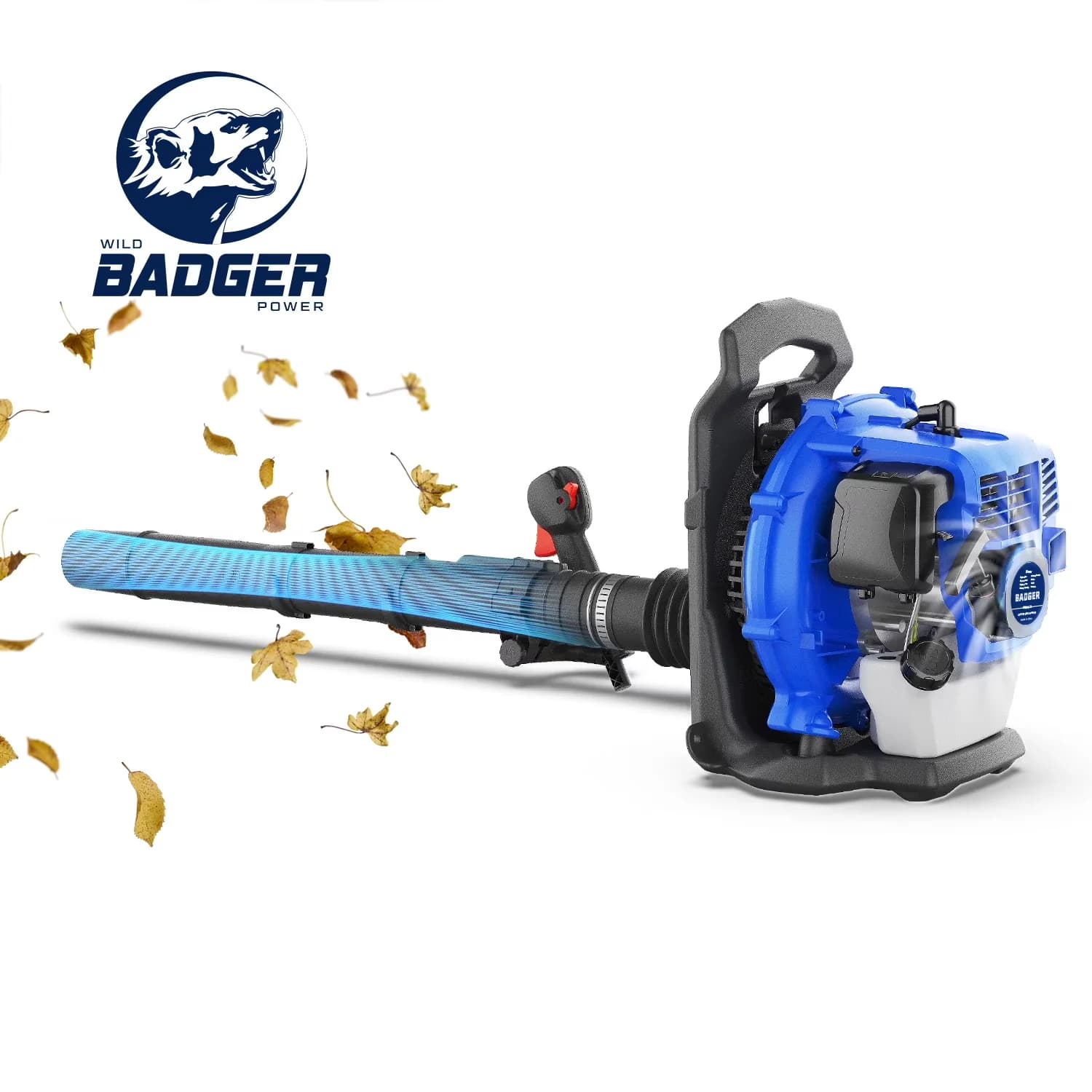Efficient Leaf Blower with 43cc Backpack, Lightweight 17.4 lbs, Gas Powered - Model 0C5C12