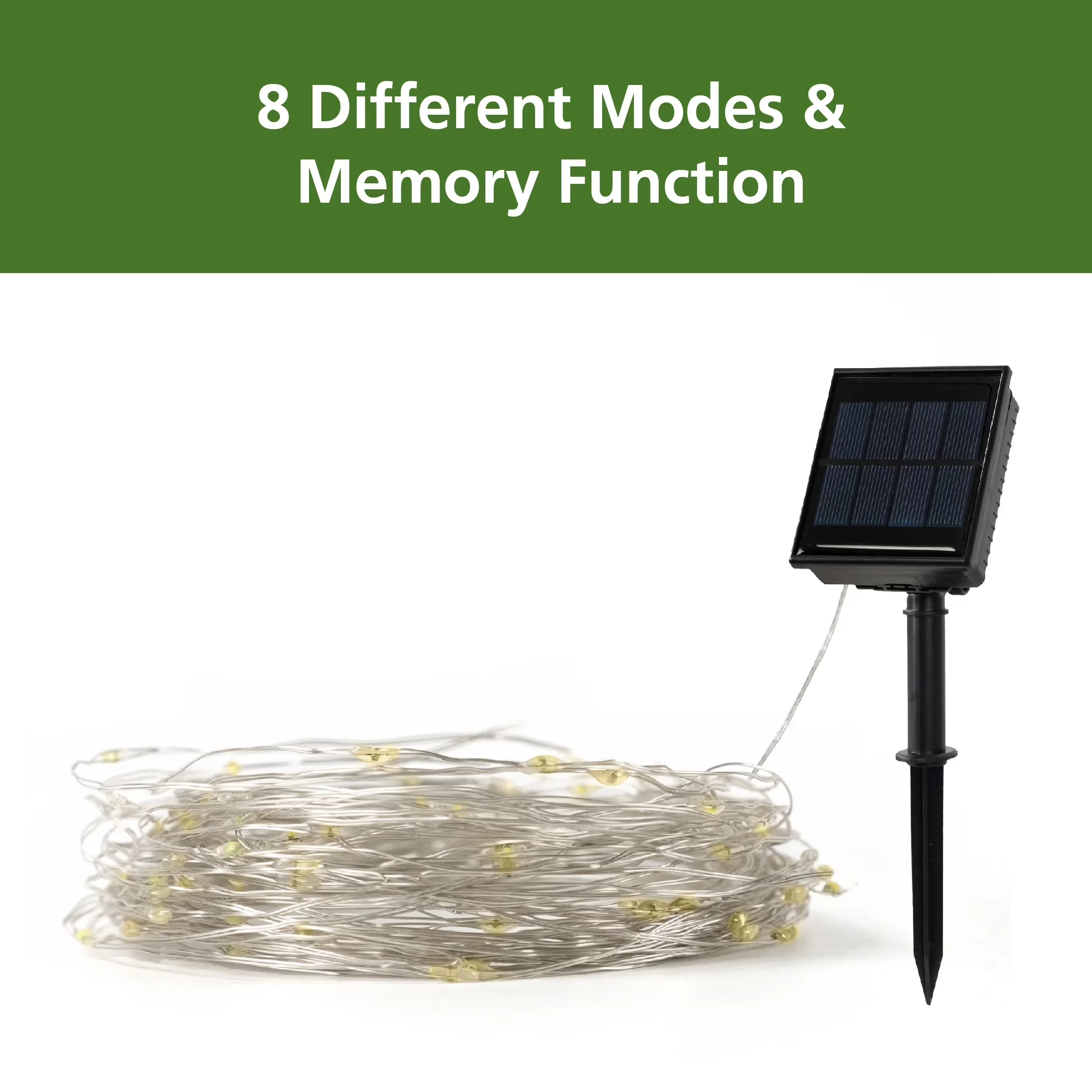 Durable Novelty Light with LED, Solar, Durable, flexible and bendable copper; - Bronze Model 0F6945