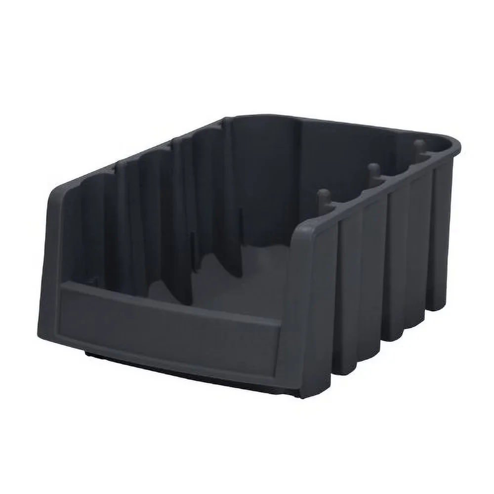 Essential Garage Storage Supply with Storage, Inside Width: 3-4/5 in., Economy Shelf Bin 17-7/8 x 6-5/8 x 7 - Unsure Black Model 700DB6