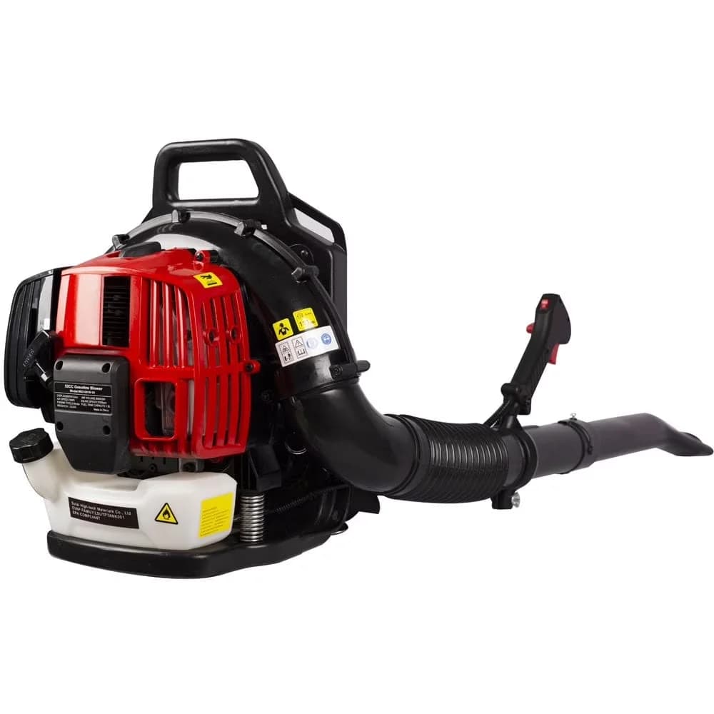 Reliable Leaf Blower with Adjustable Strap, Gas, 52CC 2-Cycle Backpack for Garden - Model 92CF25