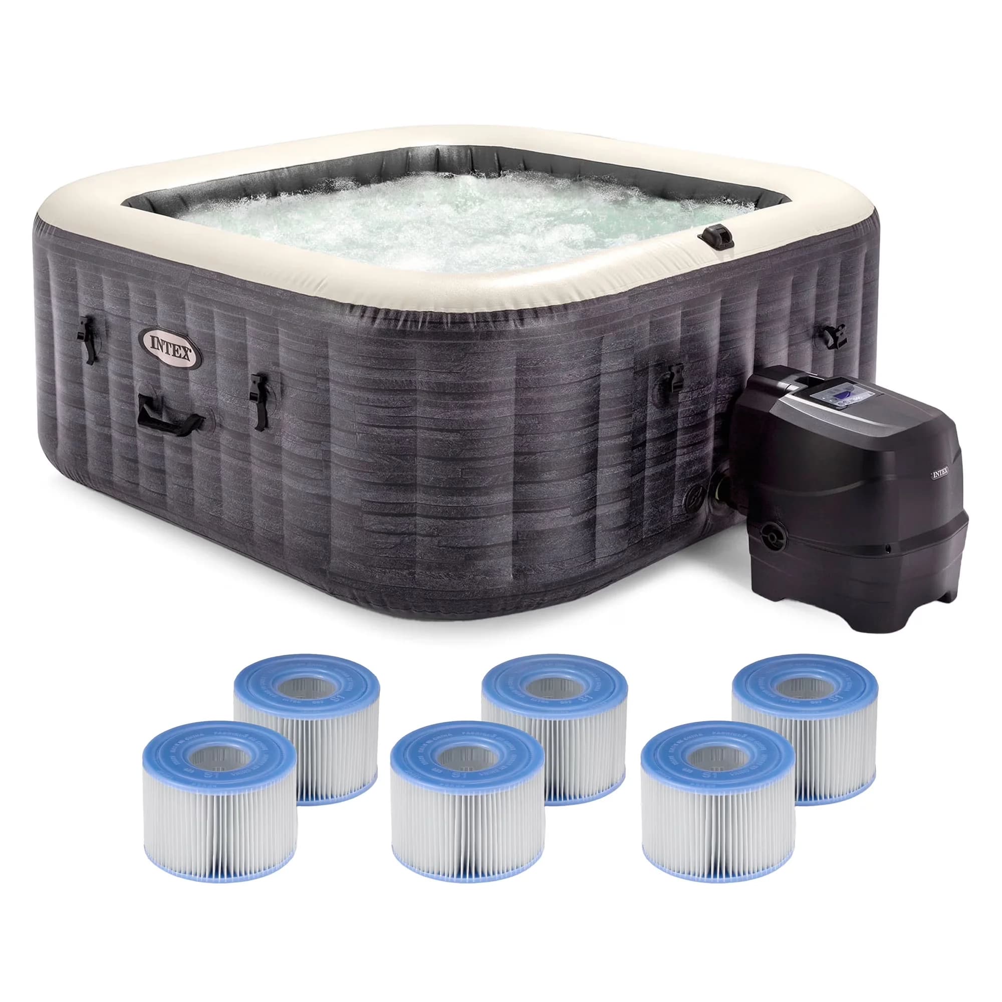 Compact Hot Tub with Seating capacity: 4 - 6 Pack - Premium Collection Model 7D6A67