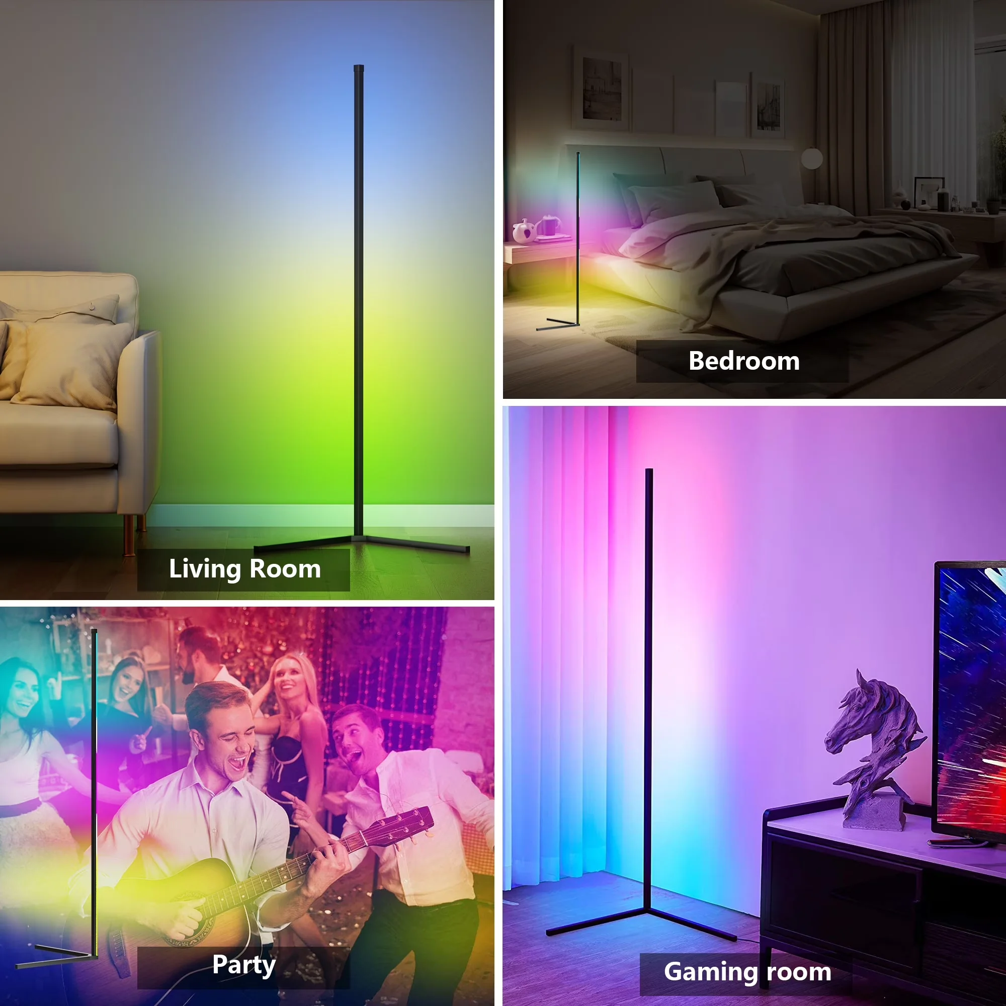 Led Lighting Professional with LED, Contemporary, Dimmable - Iron Black Model DA4A54