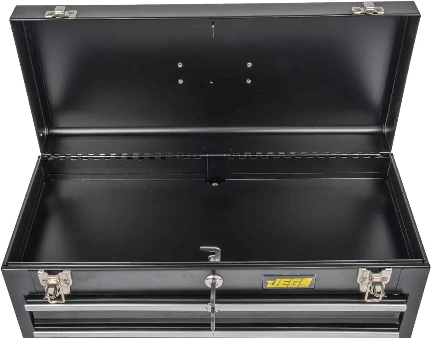 Toolstorage Essential with Rust-Resistant Latches, Black Powder Coat Finish - Yellow Aluminum, Alloy Steel, Metal Model D36E20