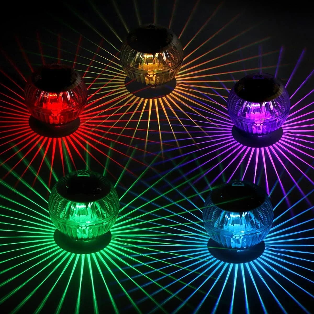 Ceiling Lights Fixture Compact with LED, Solar - Multicolor Outdoor - Durable Build Model 9EBDE8