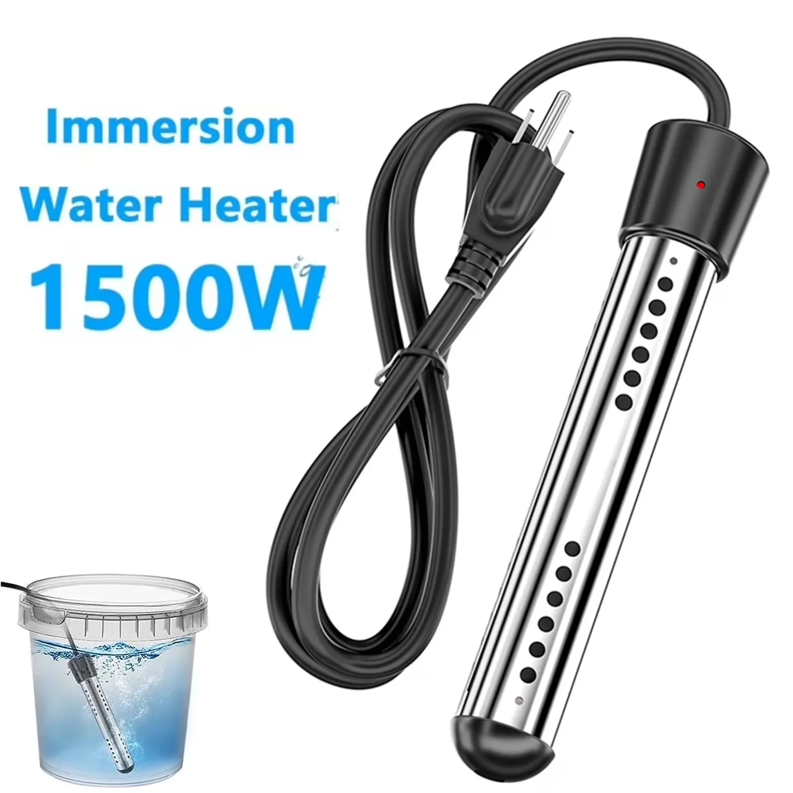 Plumbing Essential with 1500W, Auto Shut-Off, Fast Heats 5 Gallons of Water in Minutes - Model 076AD4