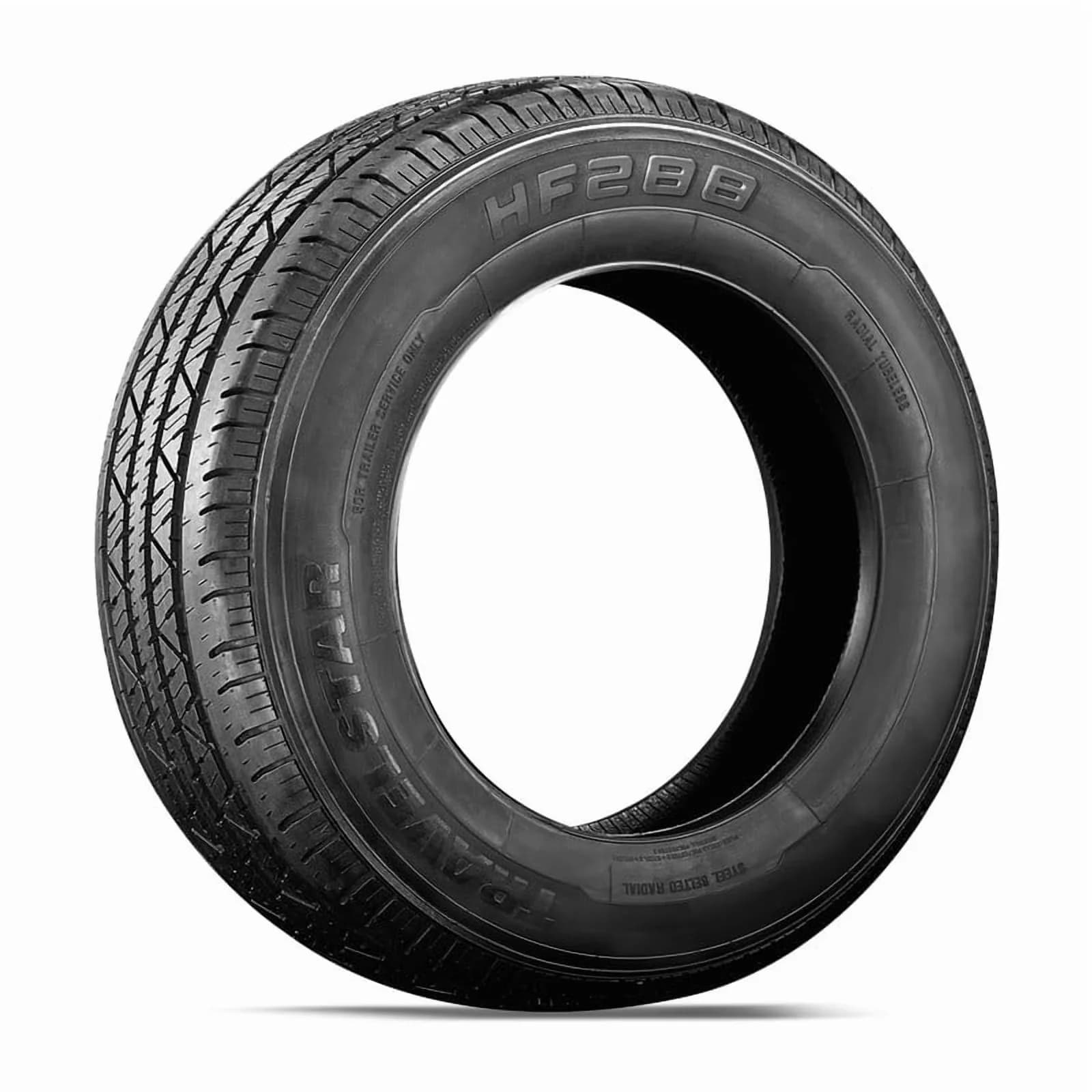 Sleek Trailer Tire with All-Weather, Max Pressure(psi):65, Size:ST205/75R14 8 Ply(Tire Only) - Model C69929