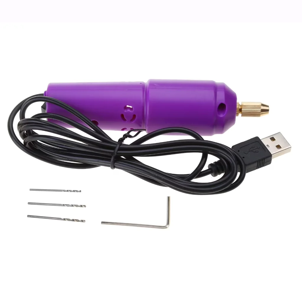 Classic Drills Driver with Handheld, L pins for screw and tighten up. - Purple 123 mm x 35 mm Model A62550