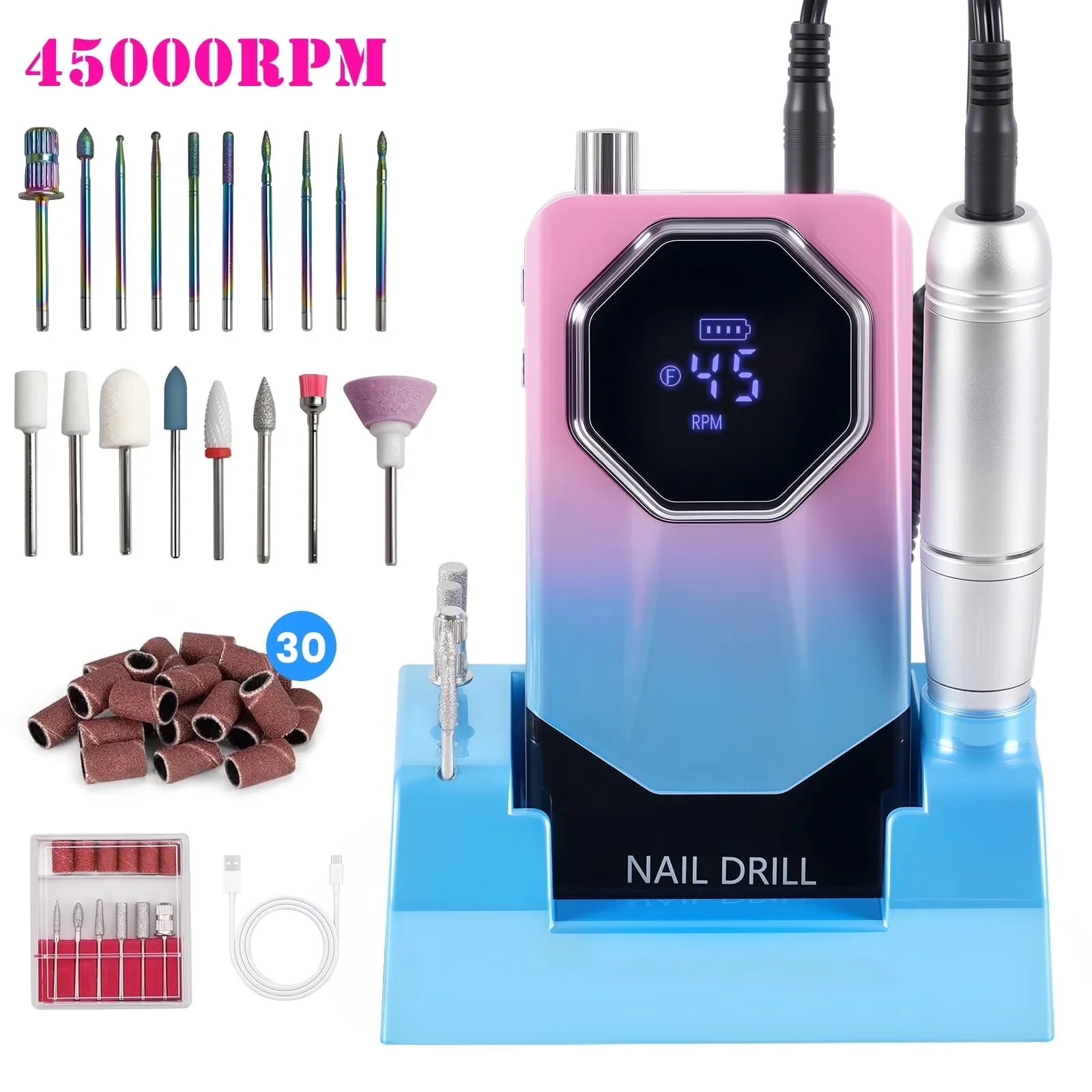 Reliable Power Tool with Battery, Flexible, Ergonomic Handle - Acrylic Model 35899A