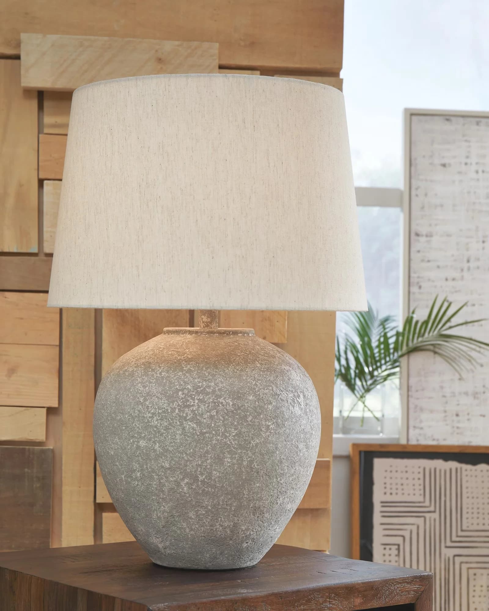 Durable Table Lamp with Incandescent, Adjustable Head - Multicolor Paper Composite Model 05871A