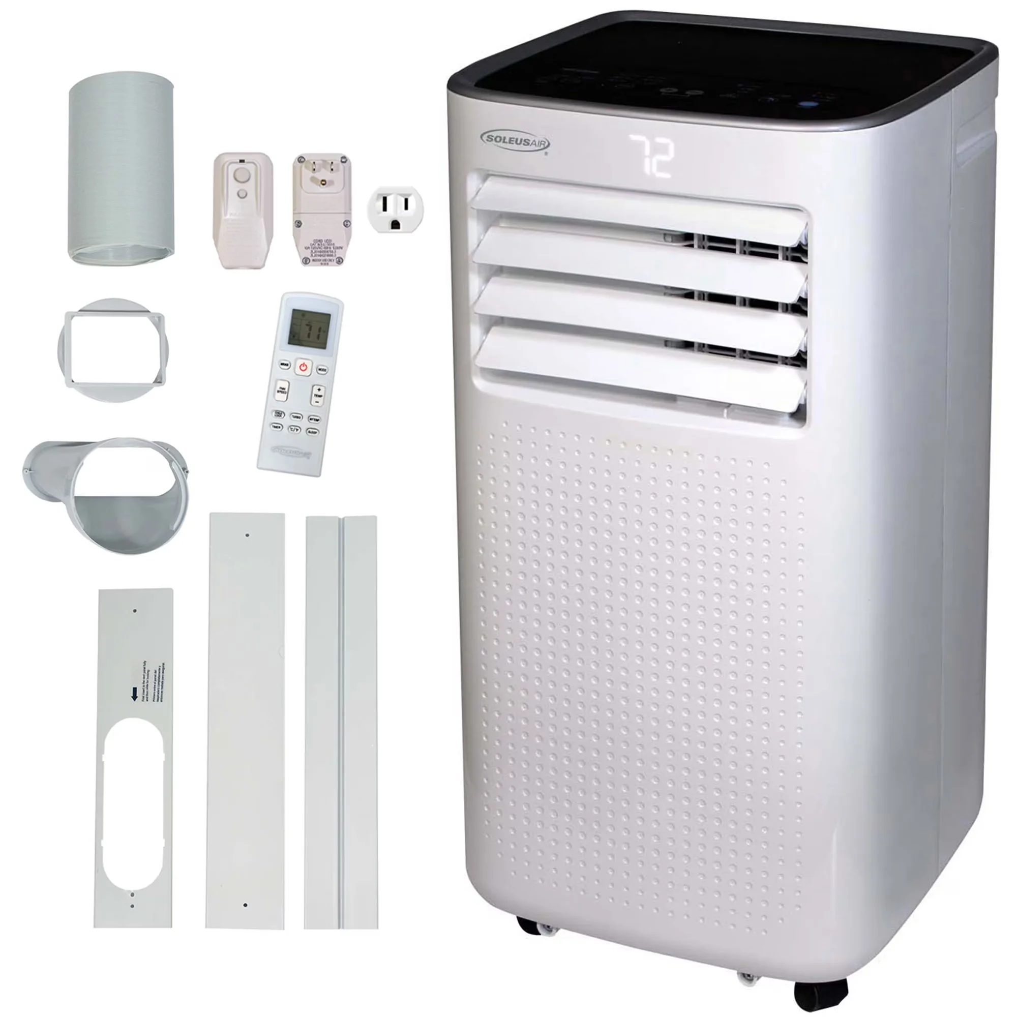 Classic Air Conditioner with 10000 BTU, Remote Controlled - White Soleus Model 48ECDD