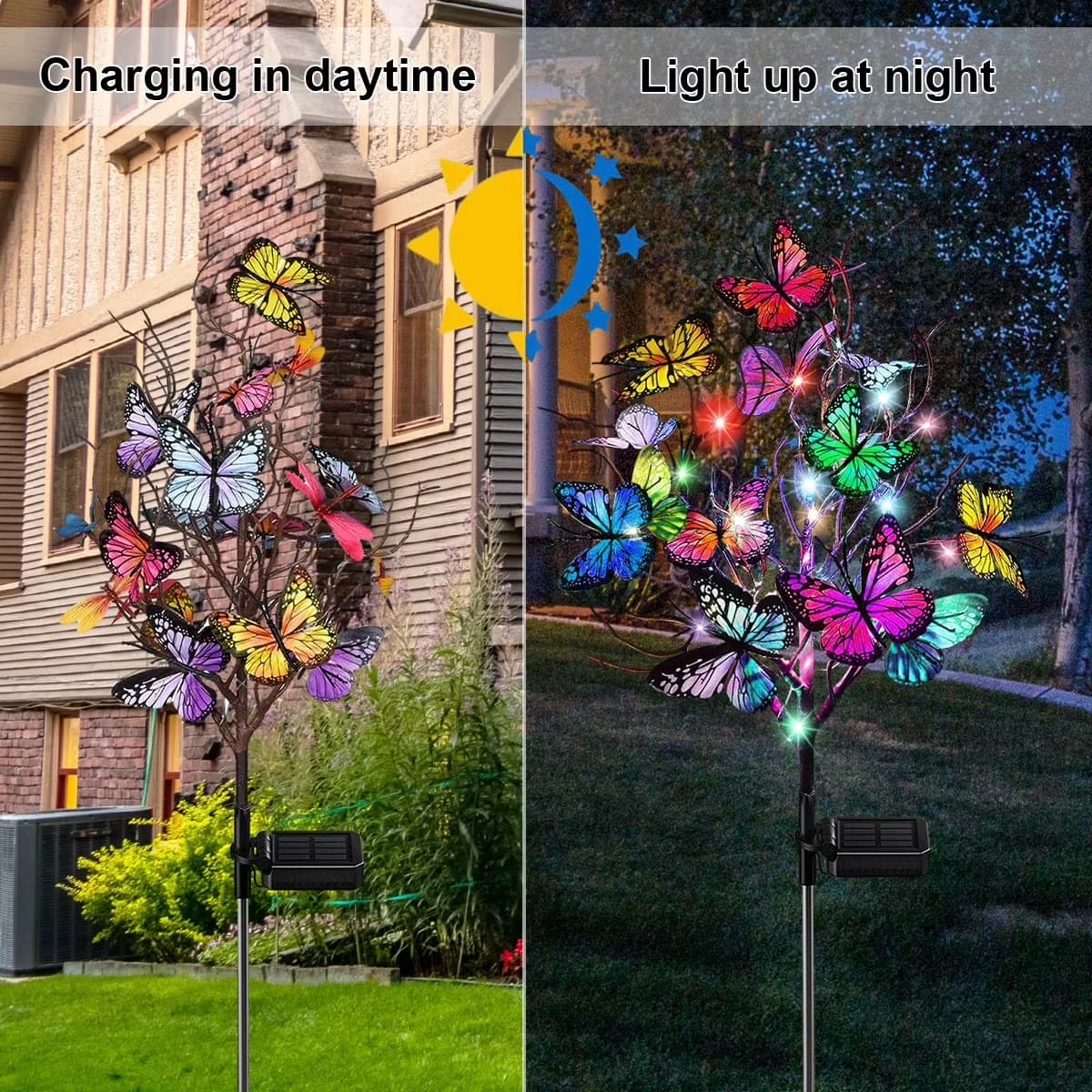 Novelty Light Reliable with LED, Battery, Waterproof - Multicolor 2 Pack Model 55C7A4