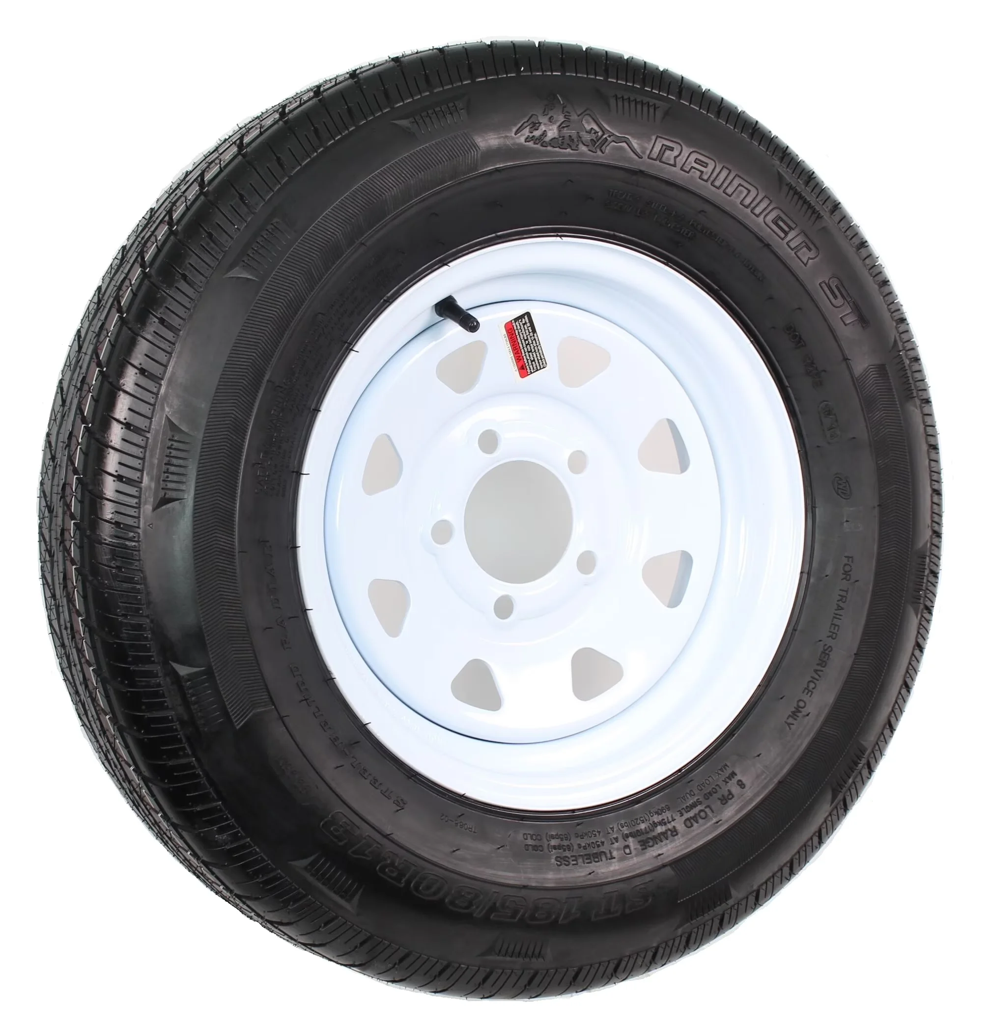 Compact Trailer Tire with Anti-Skid, Tire Size: 185/80R13 Load Range: C - Model 33F2B8