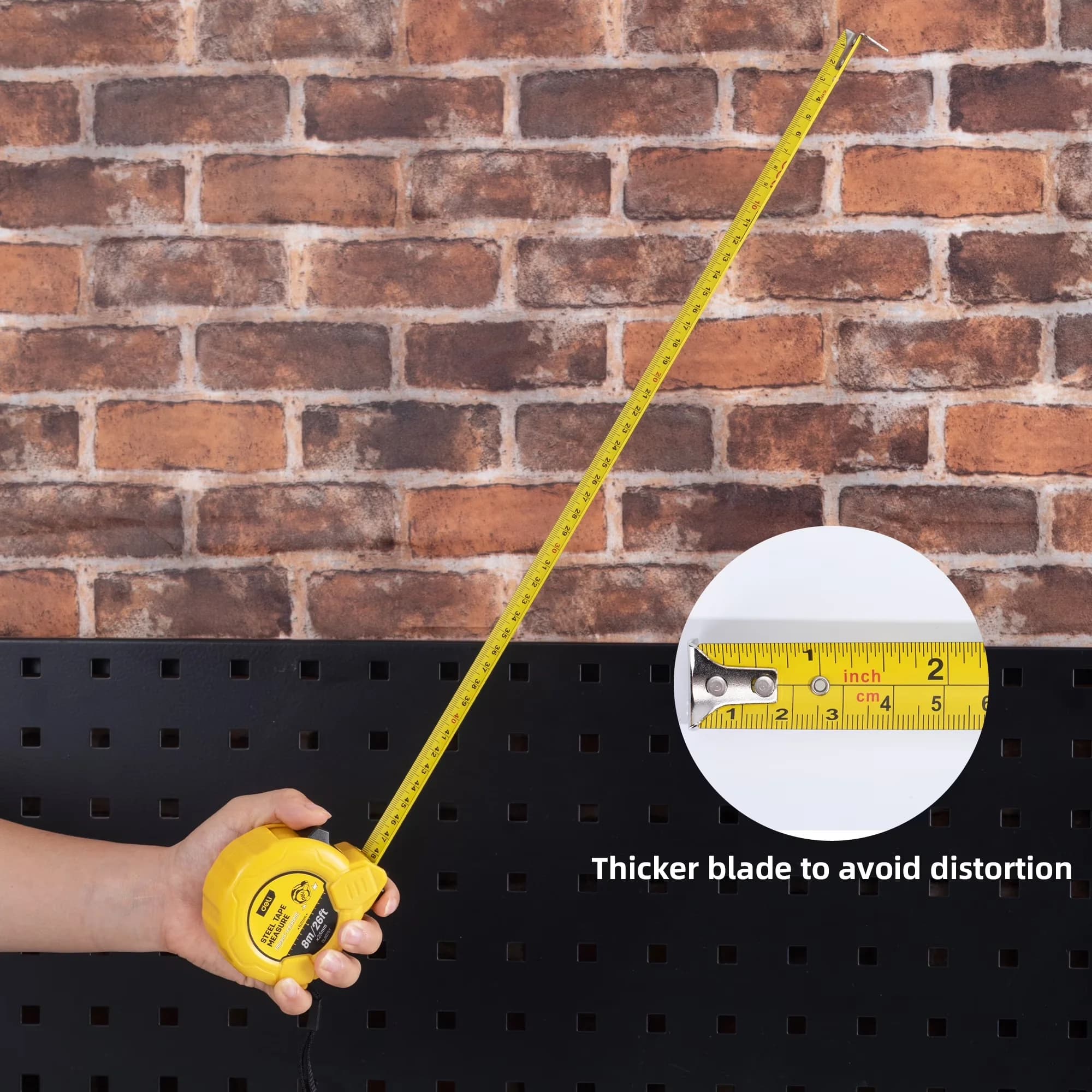 Quality Measuring Layout with Ergonomic Design, Retractable - Abs Yellow Model FF9B44