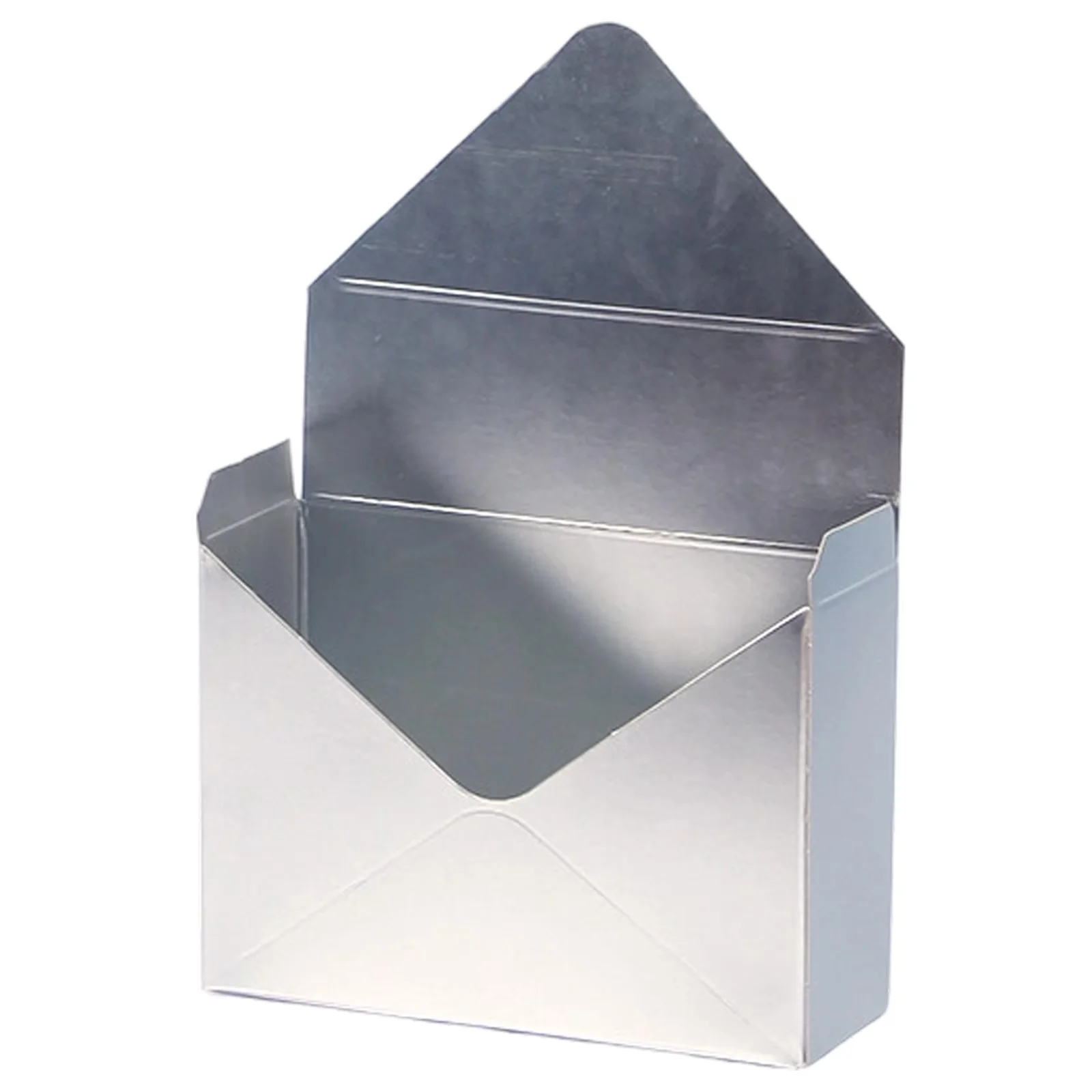 Sleek Moving with 1Pcs Flower Envelope Box, Waterproof Envelop Paper Boxes, Folding Storage Box - Silver for Party Model 03E265