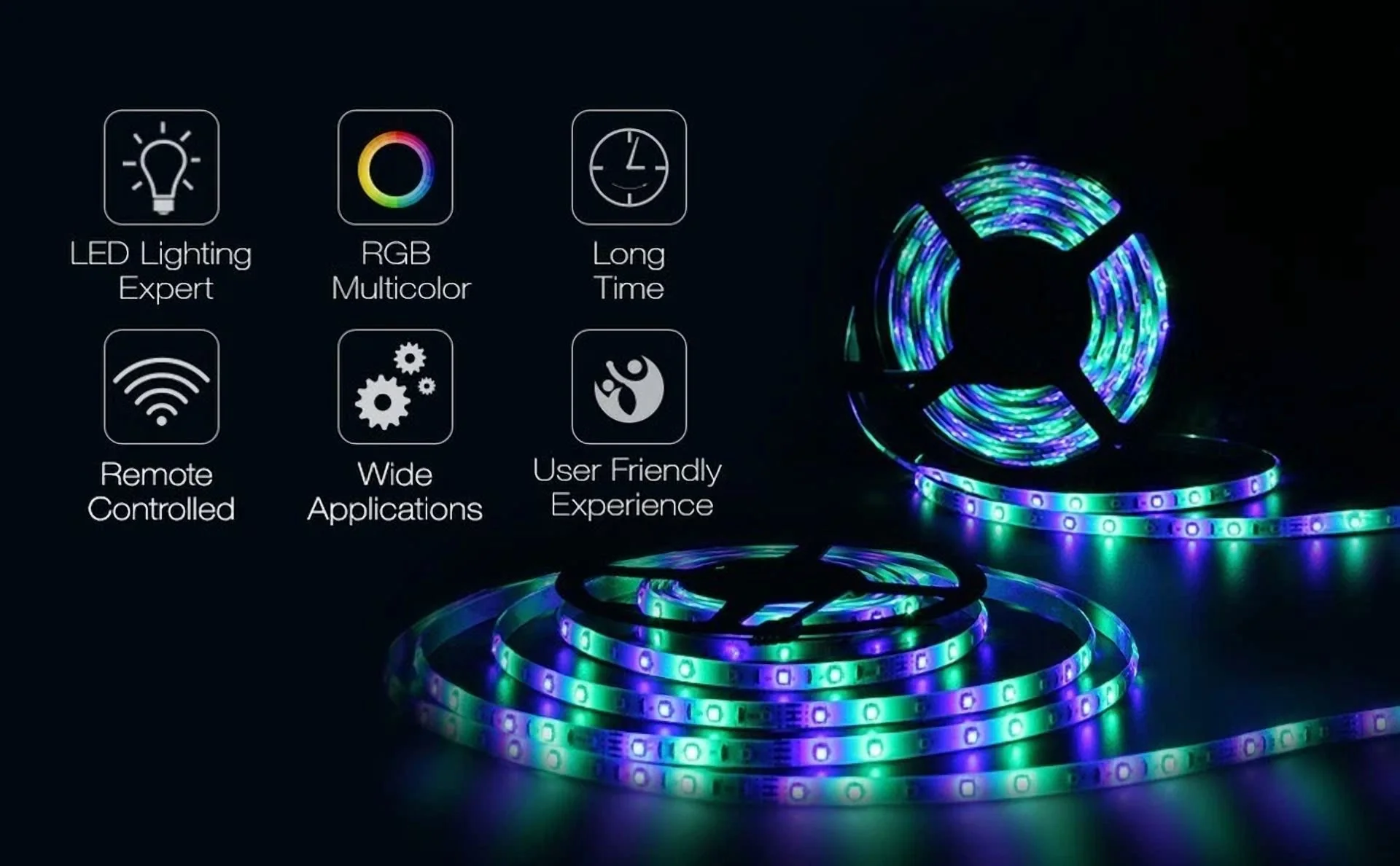 Professional Led Lighting with LED, Waterproof - Multicolor for Party, Home Model 965331