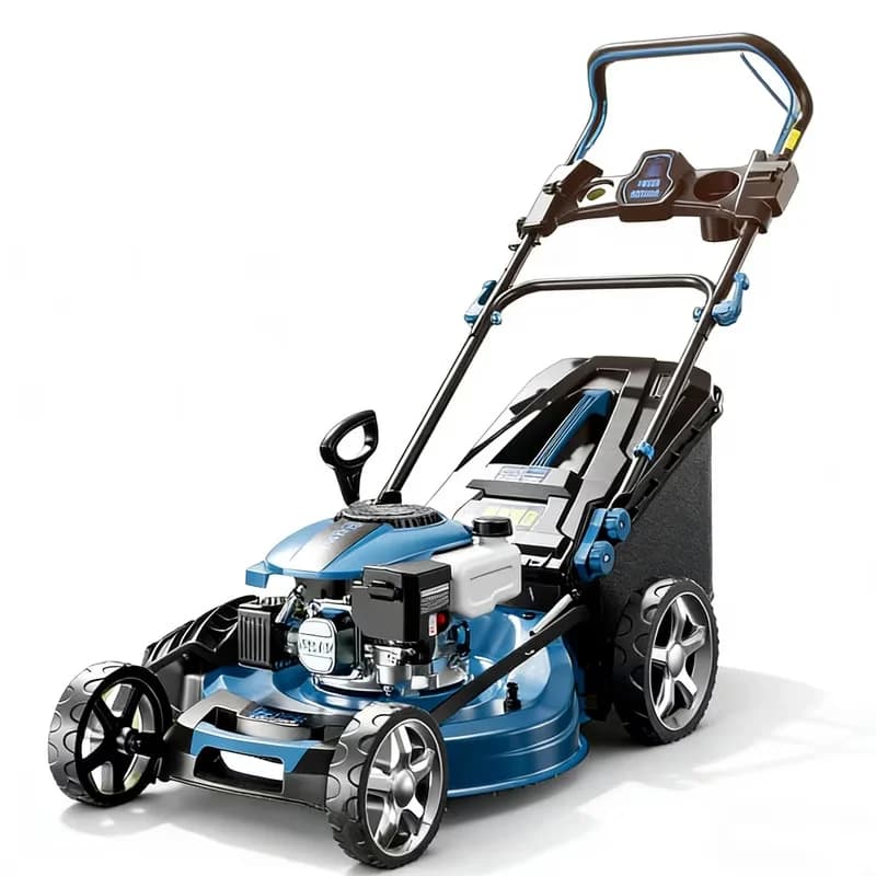 Professional Push Mower with Adjustable Cutting Height, a 210cc 4-stroke engine - Blue Model CC31CD
