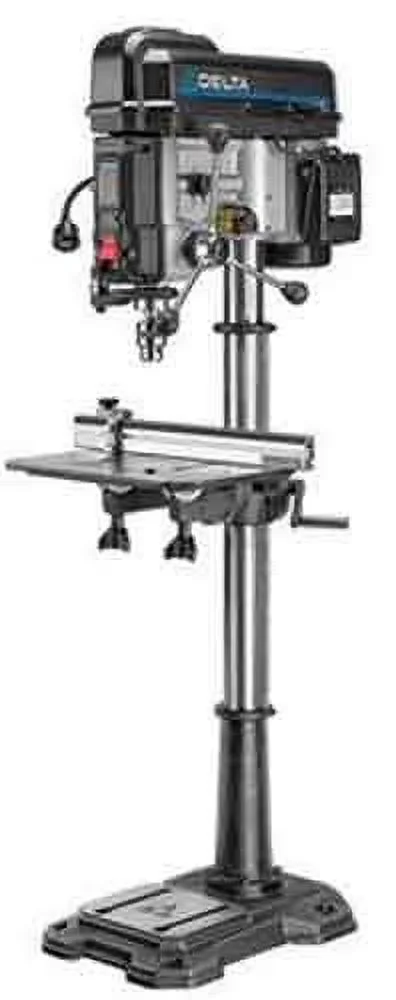 Woodworking Efficient with Adjustable, Universal Drill Press Table Fence - Silver Model 127CB7