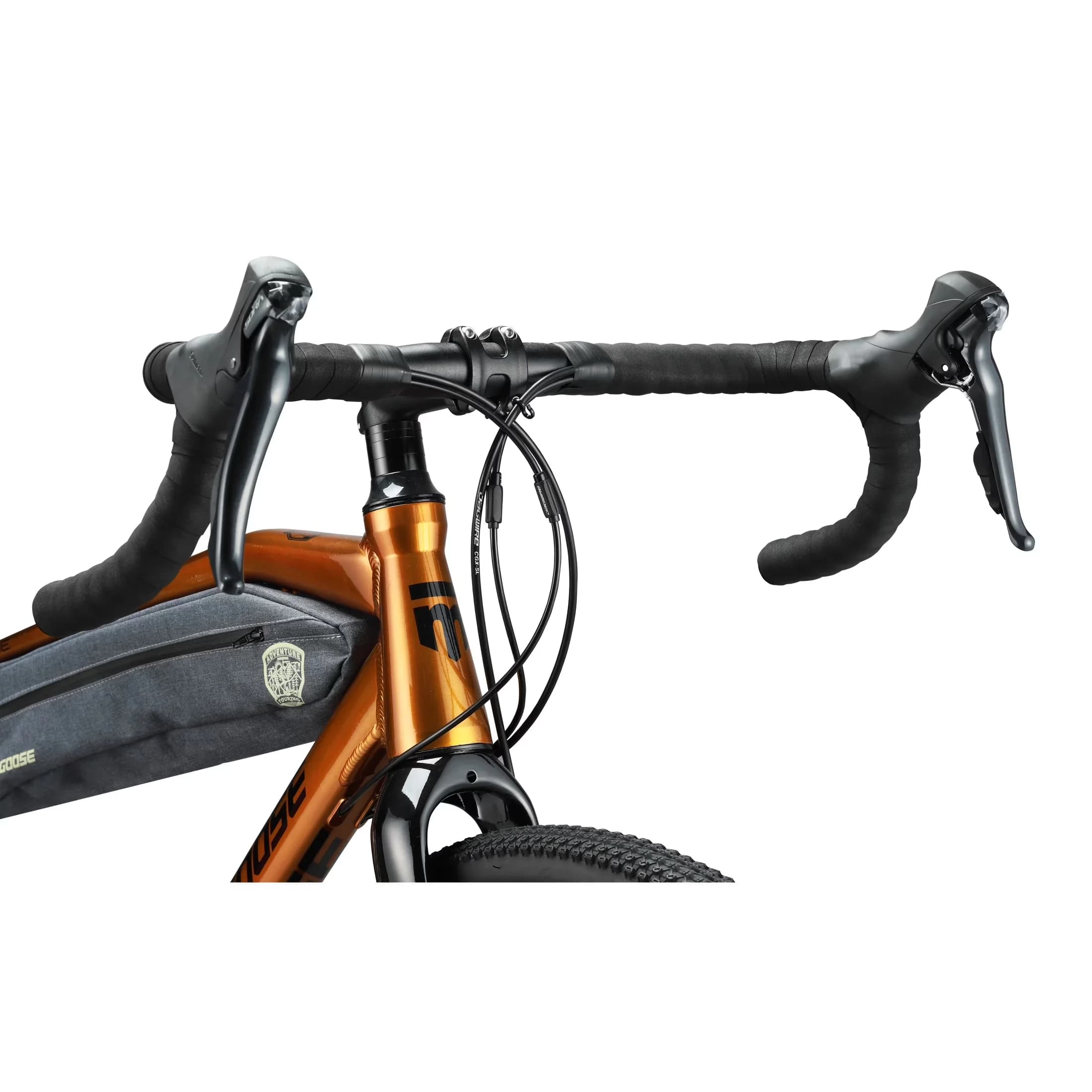 Road Bike Compact with Adjustable Seat Height, Guide Sport Gravel - Bronze Model 016642