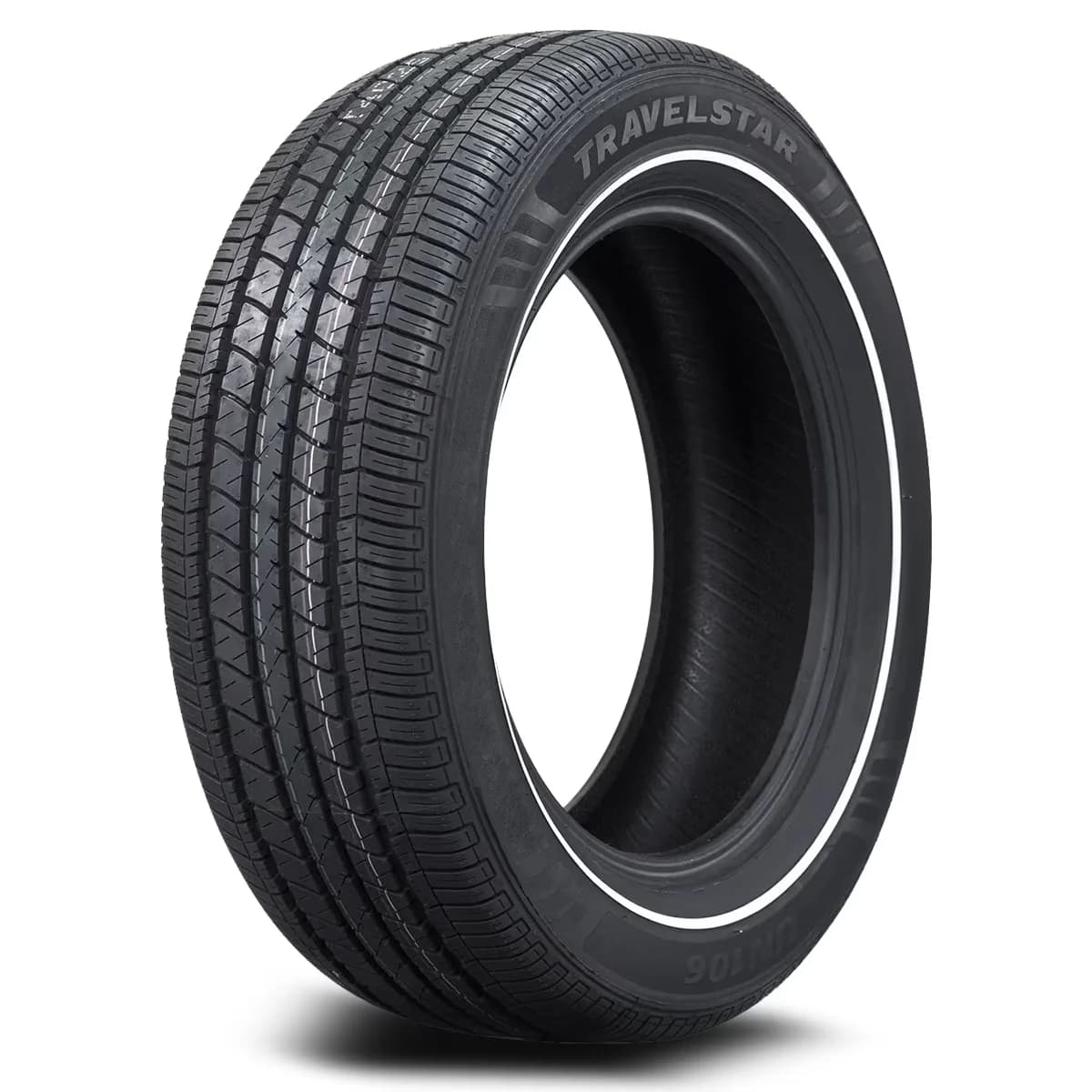 Compact Atv Tire with Fits Multiple Makes And Models, Narrow White Stripe 9mm(Tire Only) - Model 9BCD04