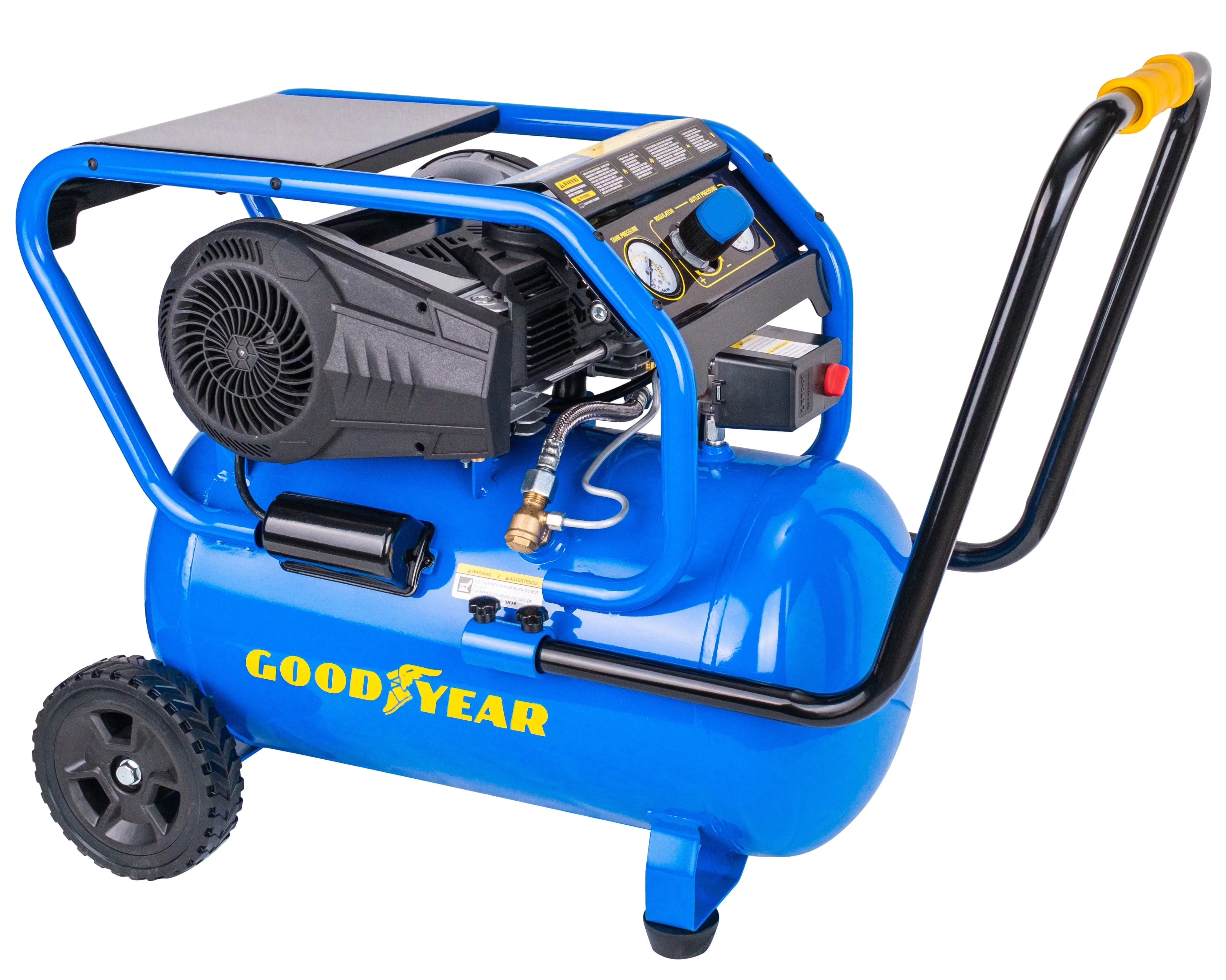 Compact Air Tools Compressor with Quiet Operation, Portable - Steel Blue Model EDBA5B