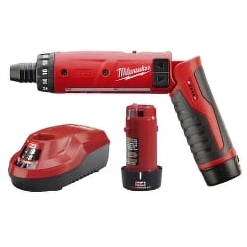 Drills Driver Modern with M4 1/4" Hex Screwdriver Kit (2 Bat) - Black - Satisfaction Guaranteed Model 031C23