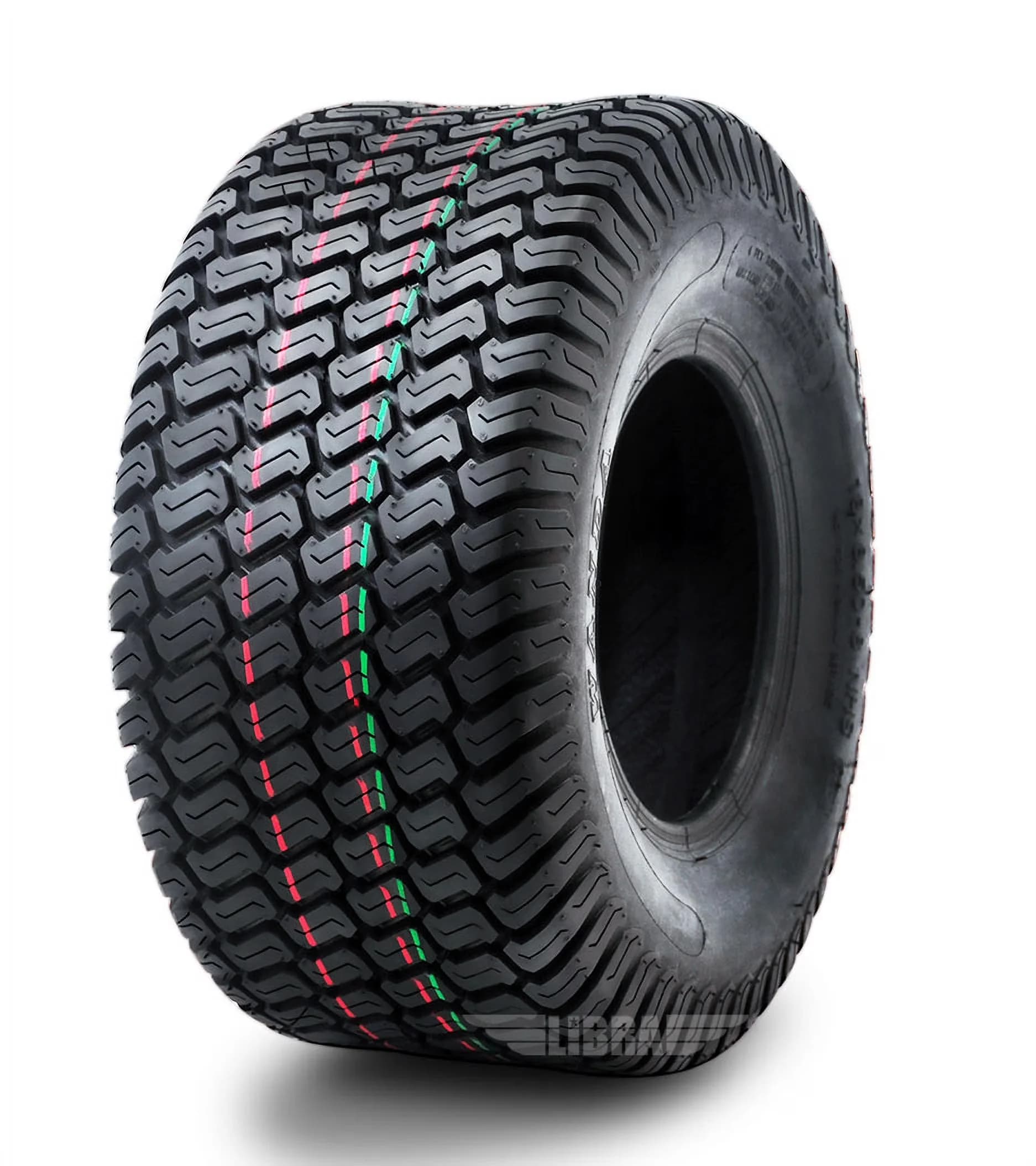 Lawn Mower Tire Efficient with Ply Rated: 4, Tire Size: 18X8.50-8 - Black Model 22B61E