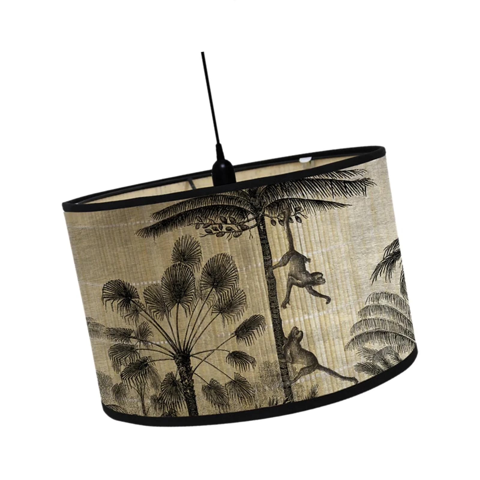Table Lamp Classic with Cottage - Bamboo Style B 8x11 - Industrial Grade Model 97CB45