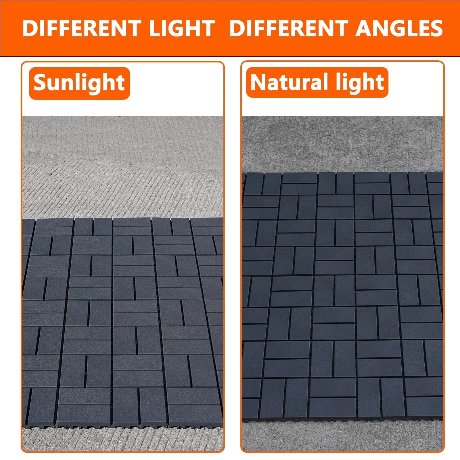 Durable Building Material with Adjustable, Easy Installation - Gray Pp Model 19FCB0