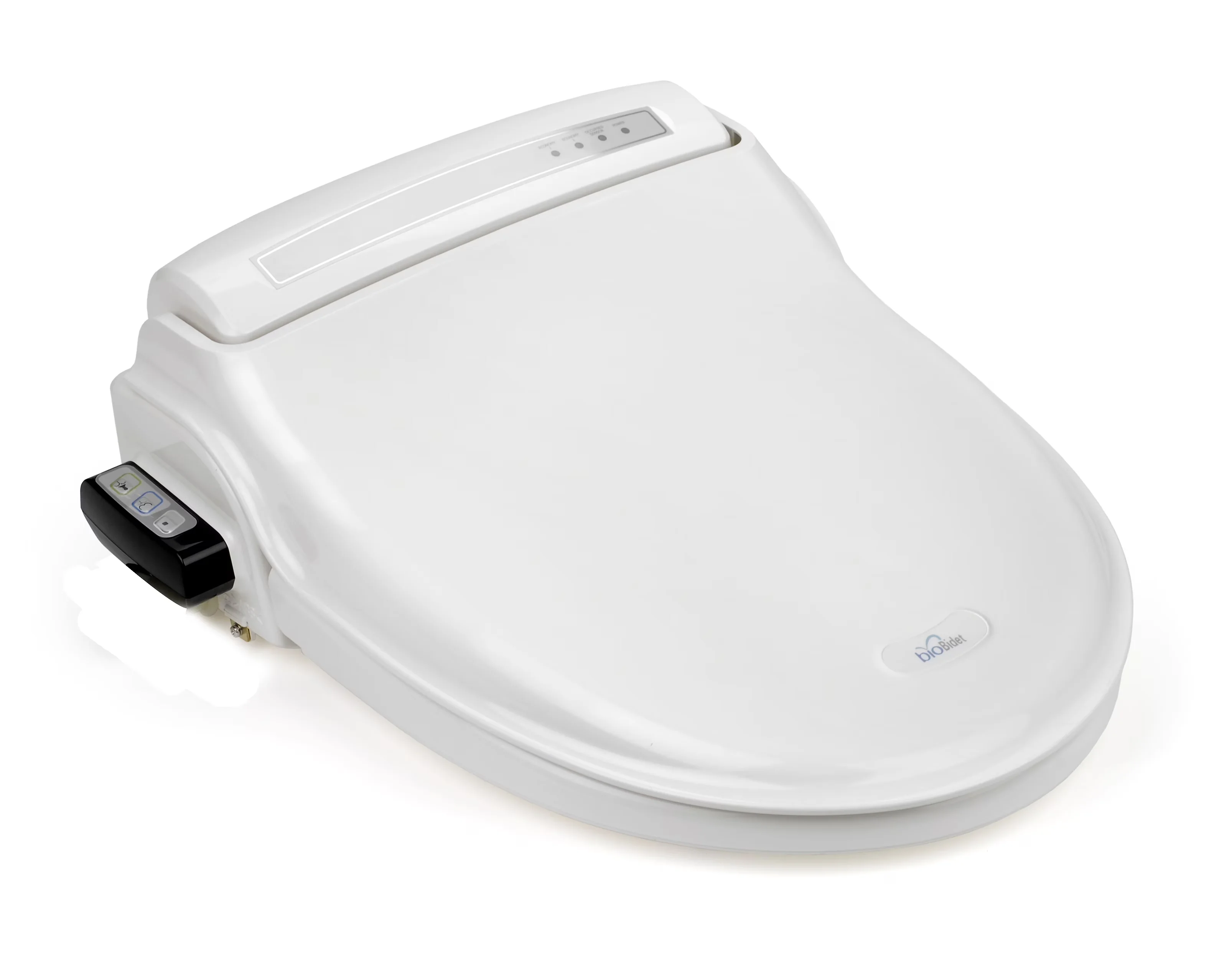 Reliable Toilet Seats And Lid with Adjustable, Adjustable Heated Seat, Warm Air Dryer - White Plastic Model 4FF1B2
