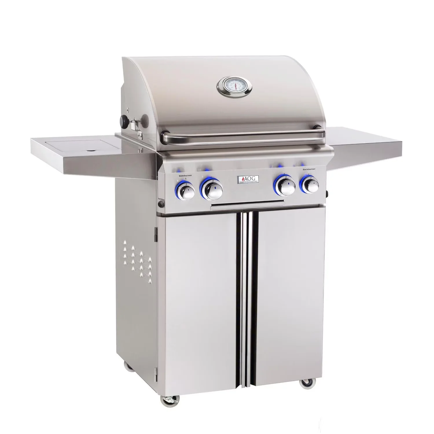 Classic Gas Grill with Portable - 304 Series Stainless Steel Stainless Steel Model 814F3E