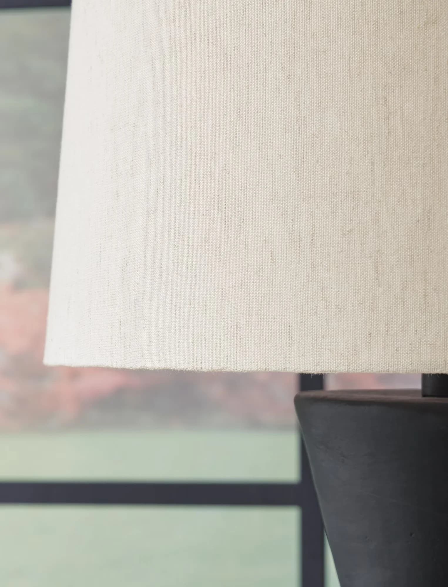 Sleek Table Lamp with Incandescent, Modern, Scarbot Modern Angular Lamps - Black Paper Composite Model A99C1C