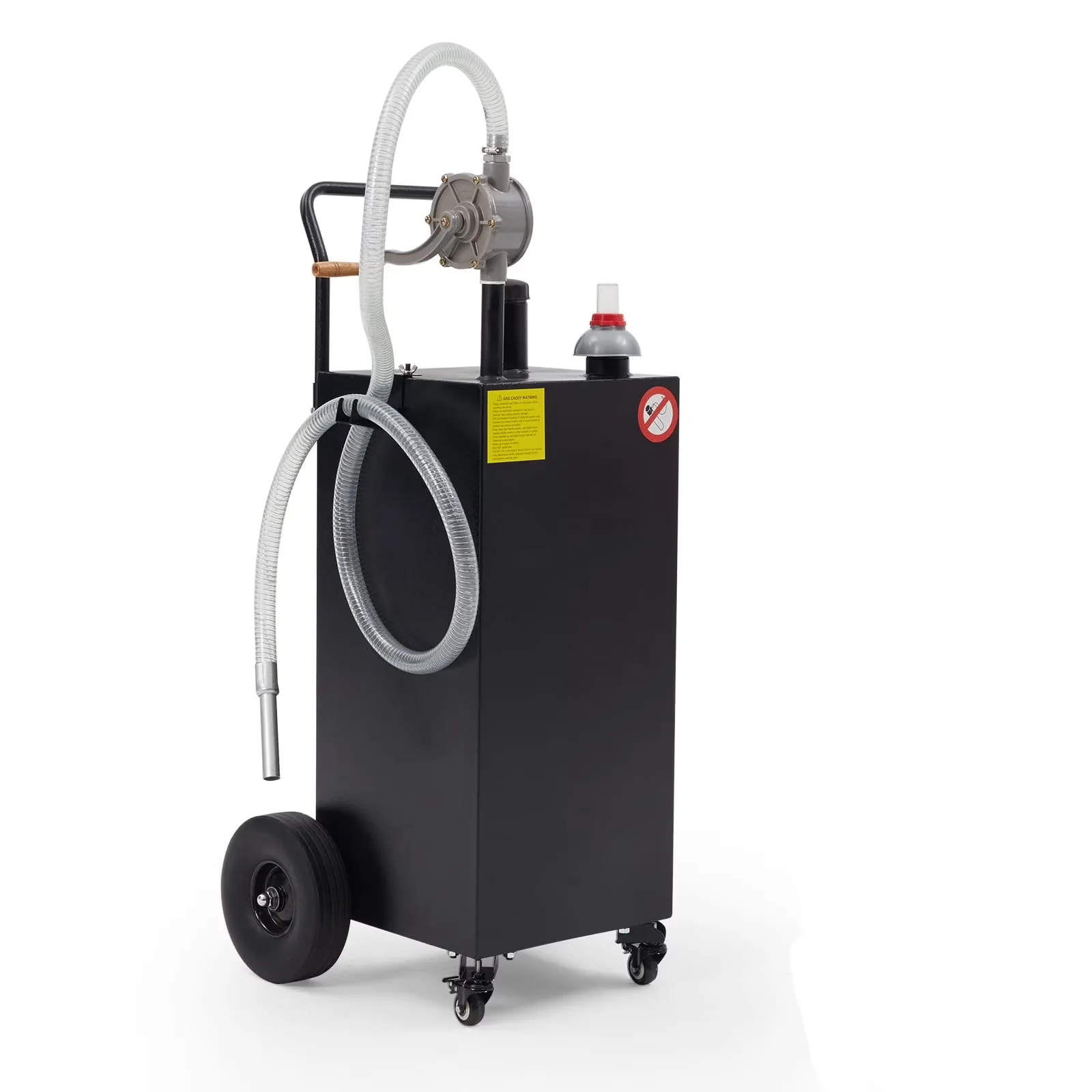 Quality Replacement Parts Accessory with Portable, Fuel Transfer Tank, Pump - Black Steel Model B73F9F