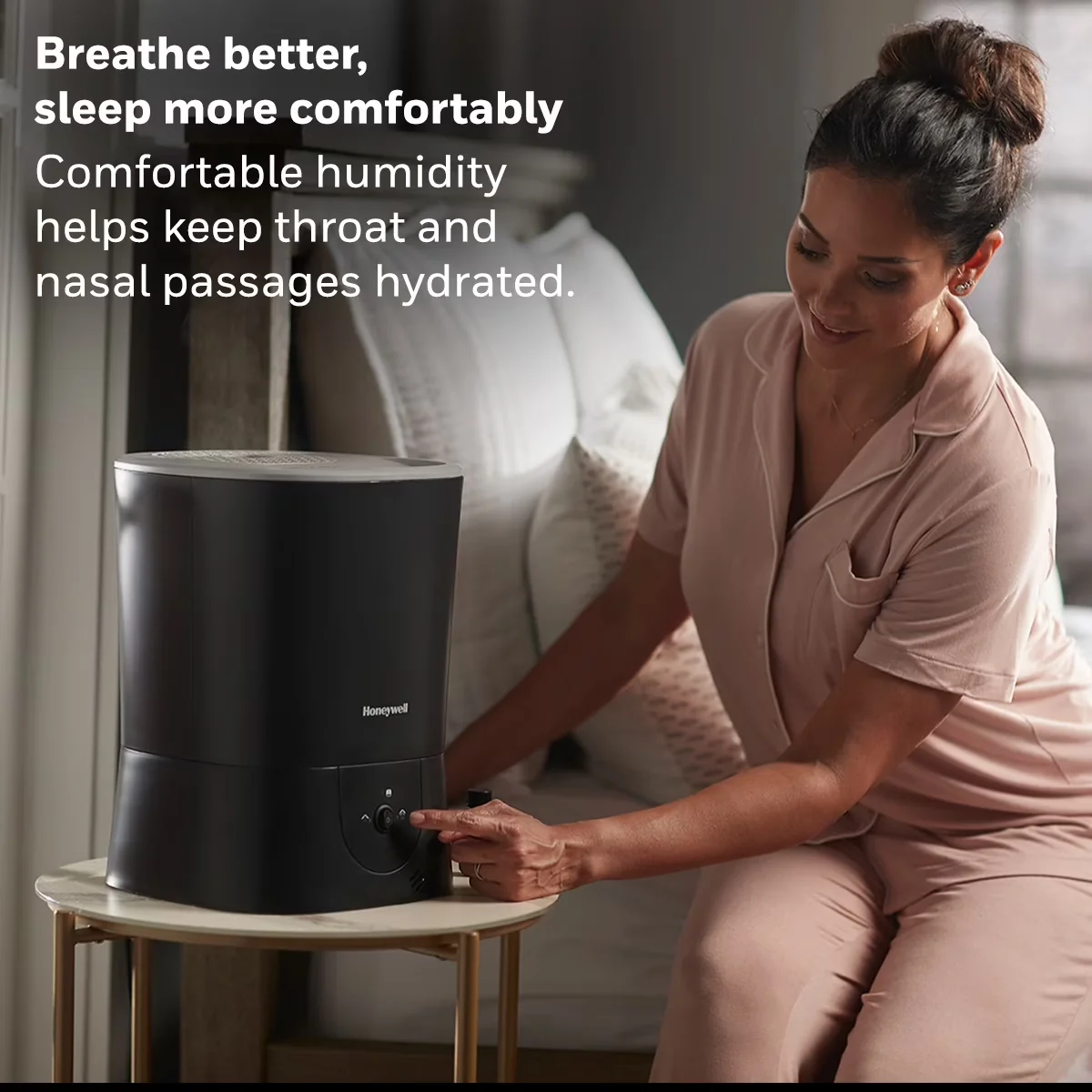 Humidifier Professional with Automatic Shut-Off, Empty Tank Indicator - Black Model ECCD2A