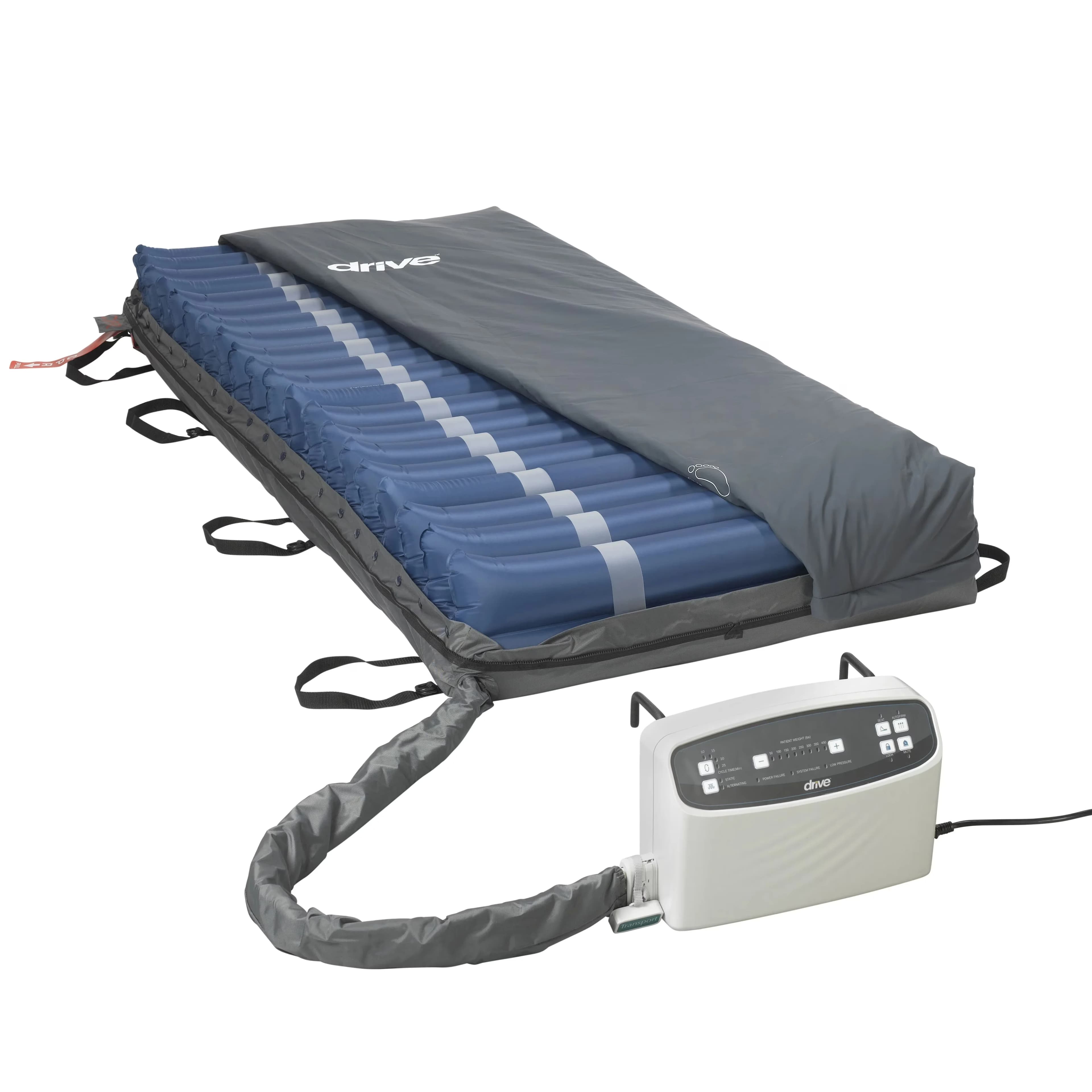 Stylish Mattresses Accessory with Adjustable, 84" x 36" - Nylon And Pu Blue Model B3FA98