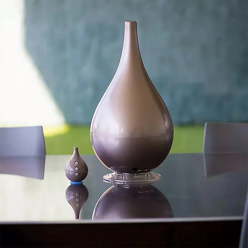 Durable Humidifier with Remote Controlled, Metallic Grey, H4 Hybrid - Gray Model 6B0849