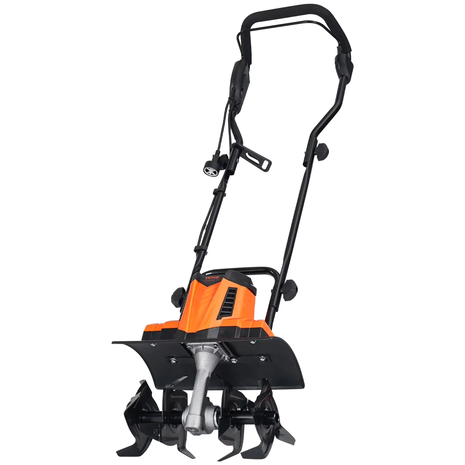 Professional Trillers Cultivator with Rototiller, 10 Amp Electric Tiller, Steel Mn Tines for Garden - Model 8E8E7D