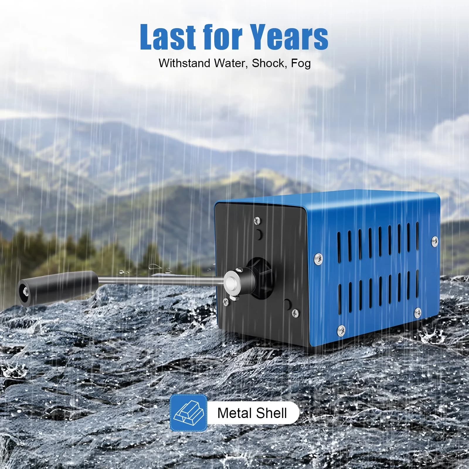 Quality Generator with 20W, Digital Display, Overload Protection - Black Model E20196
