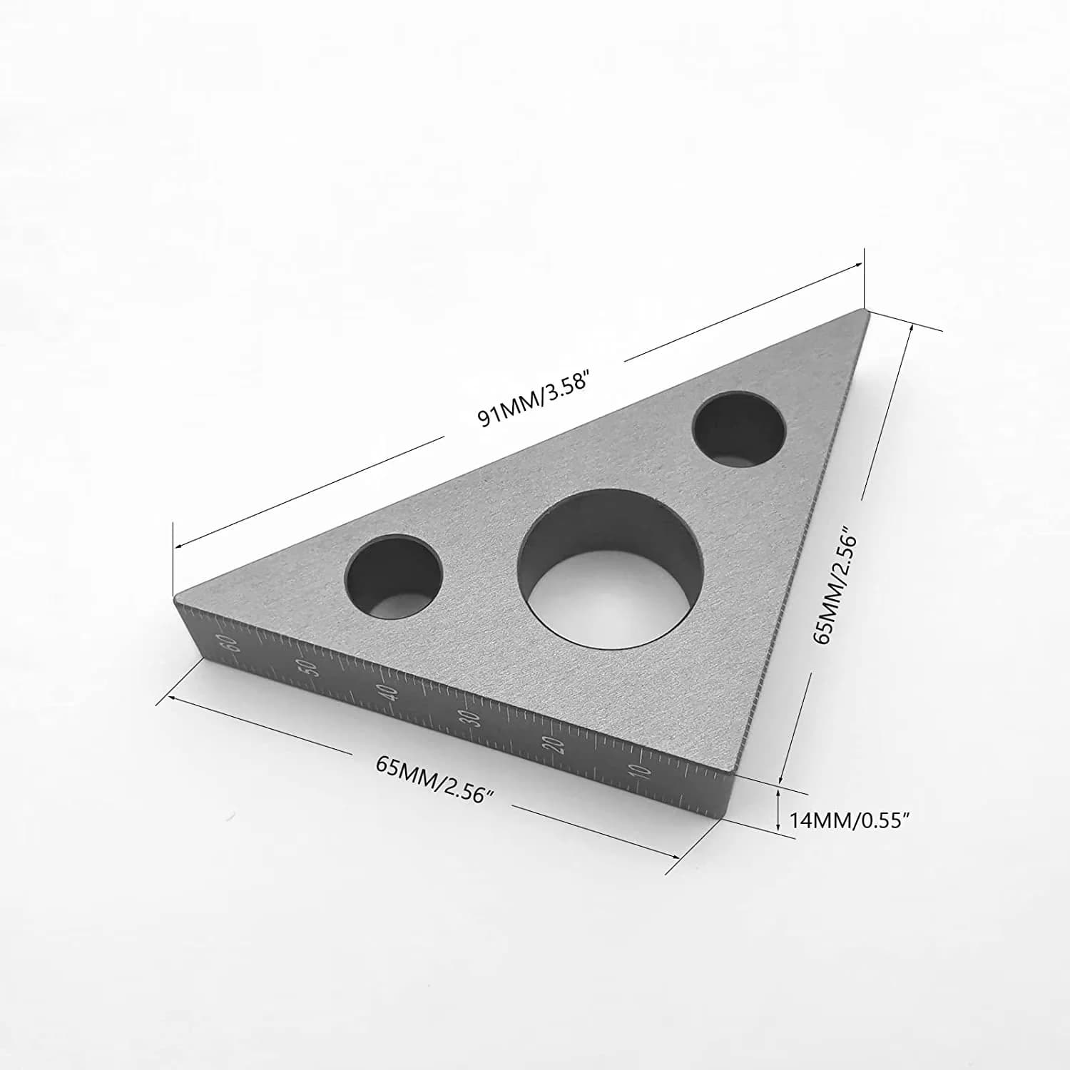 Measuring Layout Professional with Accurate Measurement - Aluminum Alloy Black Model 4A37F1
