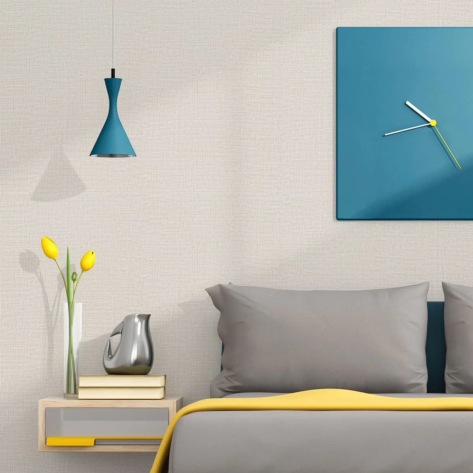 Wallpaper Efficient with Removable, Durable, Waterproof - Beige Pvc 118 Model 2D2539