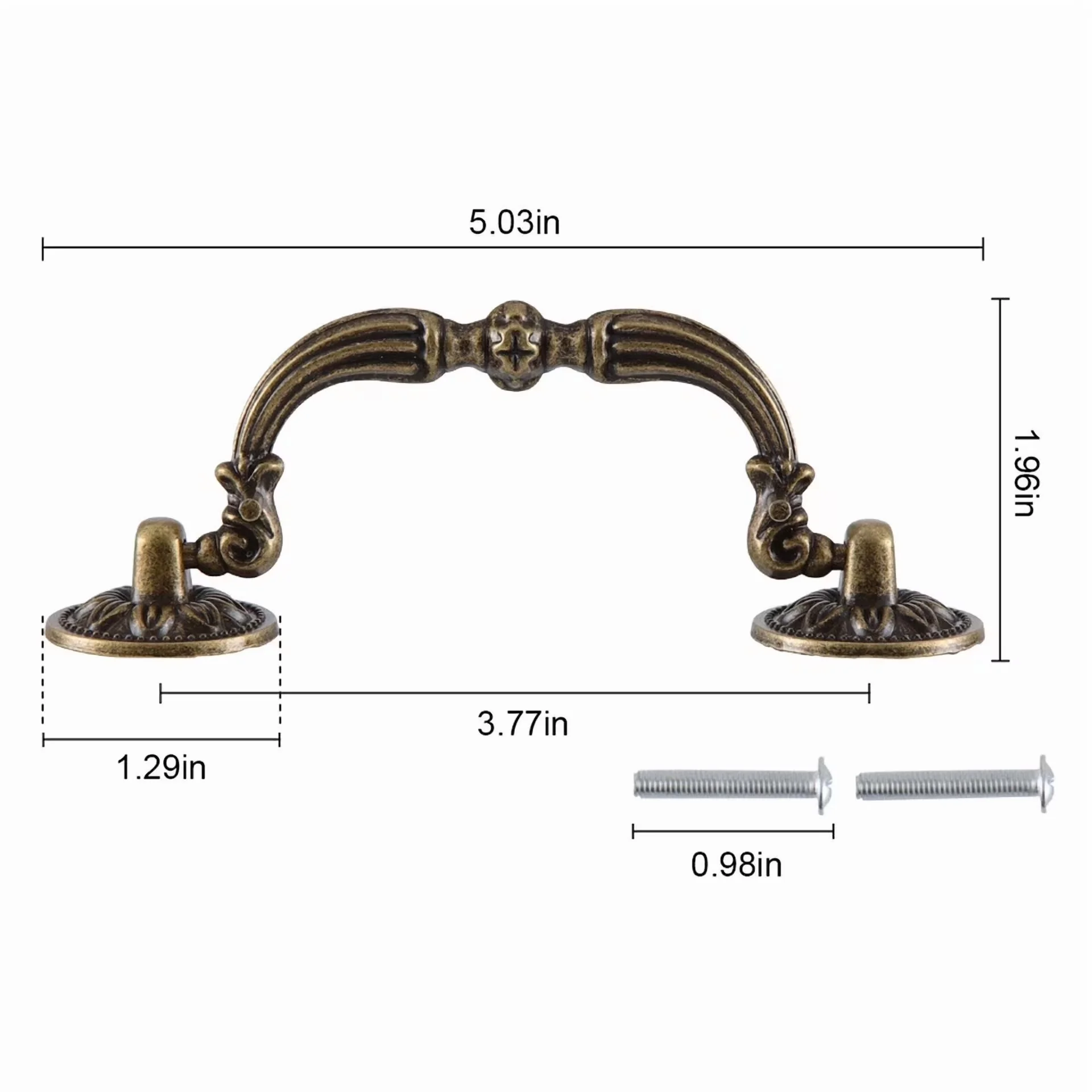 Versatile Kitchen Renovation with Durable, Easy to use and practical for everyone. - Antique Bronze 3.75" Model F3ED2D
