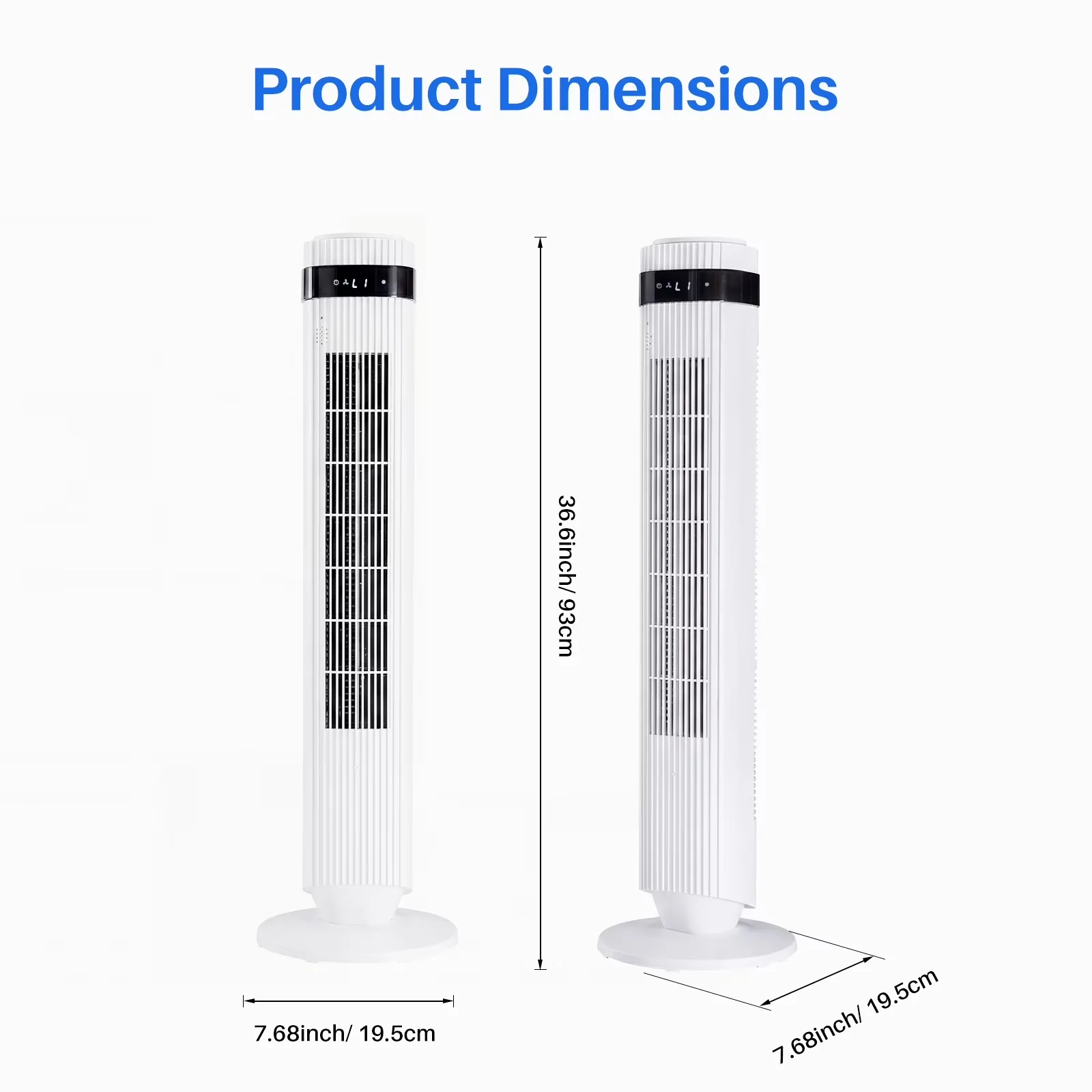 Fans In Cooling Innovative with Remote Controlled, Oscillating, Timer - White Abs Model E6C215