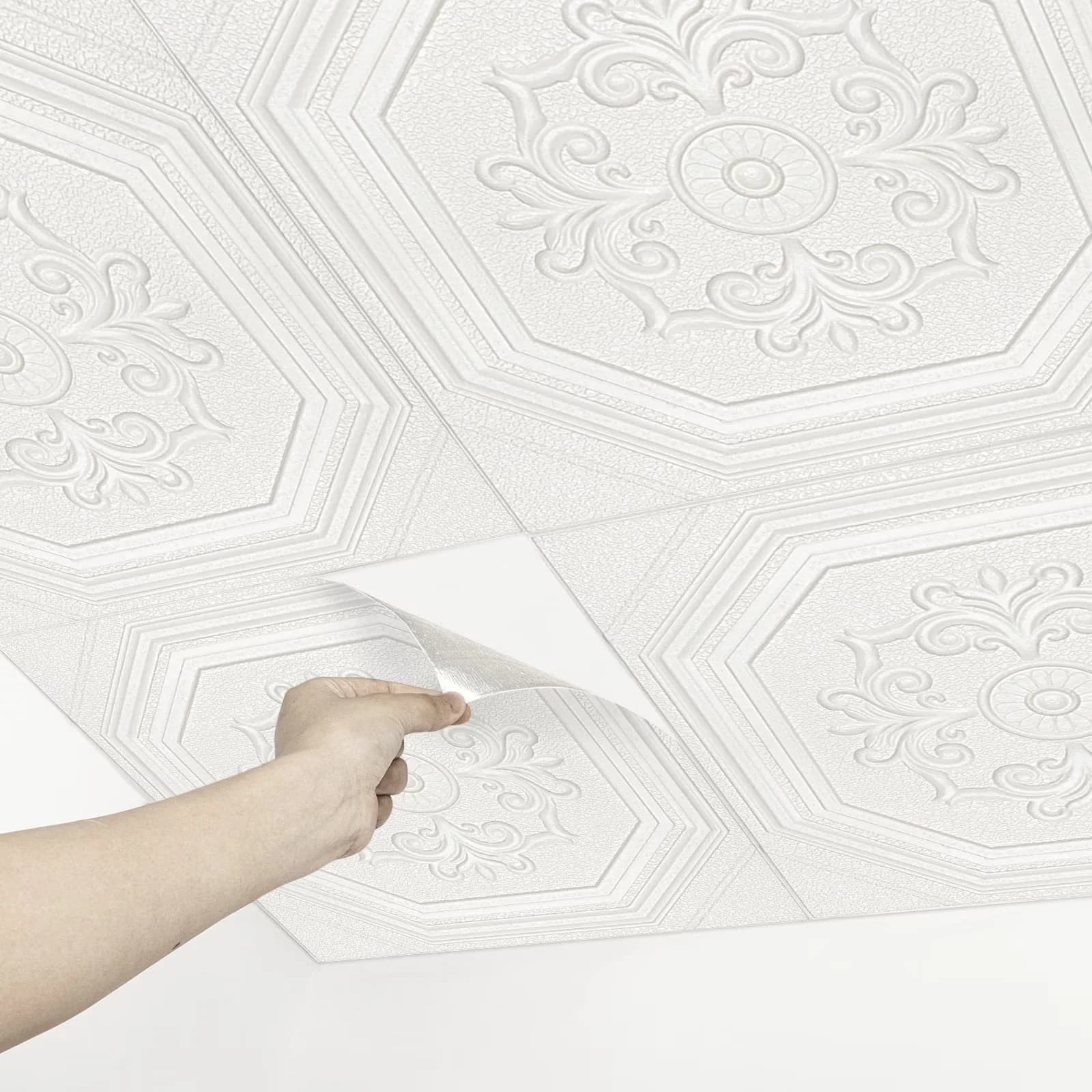 Building Material Reliable with Easy Installation, Easy To Clean - Pvc White Model FB5E28