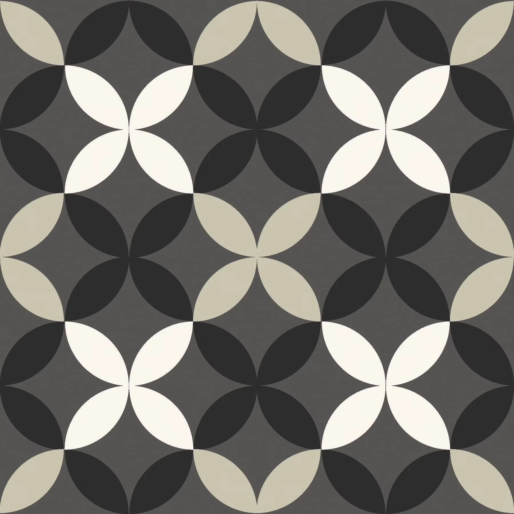 Quality Grey Vinyl Flooring Vinyl Plank Flooring with Water-Resistant, Neutral tiles - Virgin Vinyl Black Model 5127A4