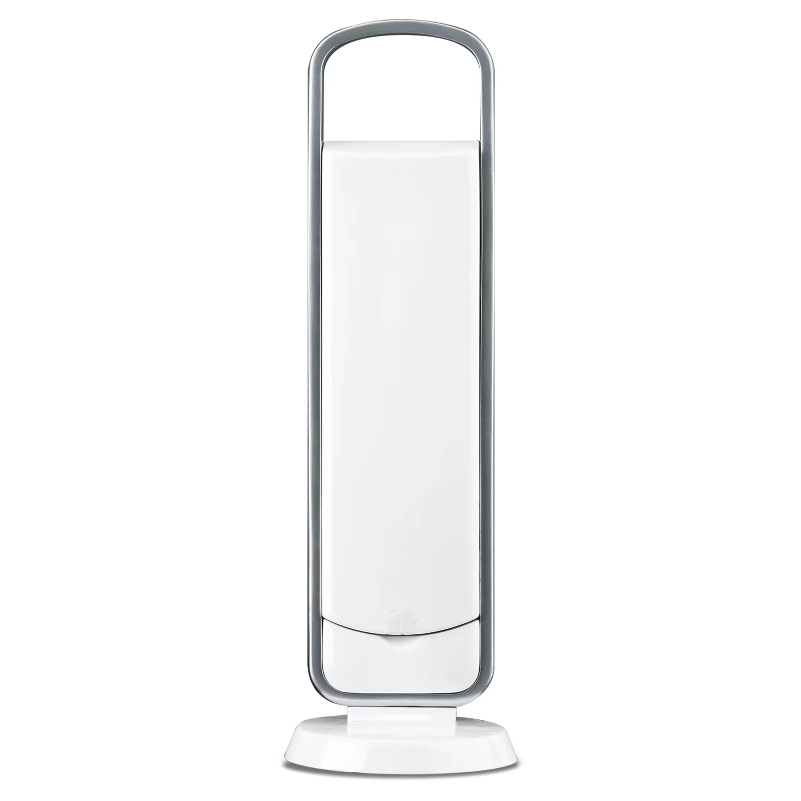 Efficient Desk Lamp with LED, Battery, Adjustable Head - White Abs Plastic Model 9E6E35