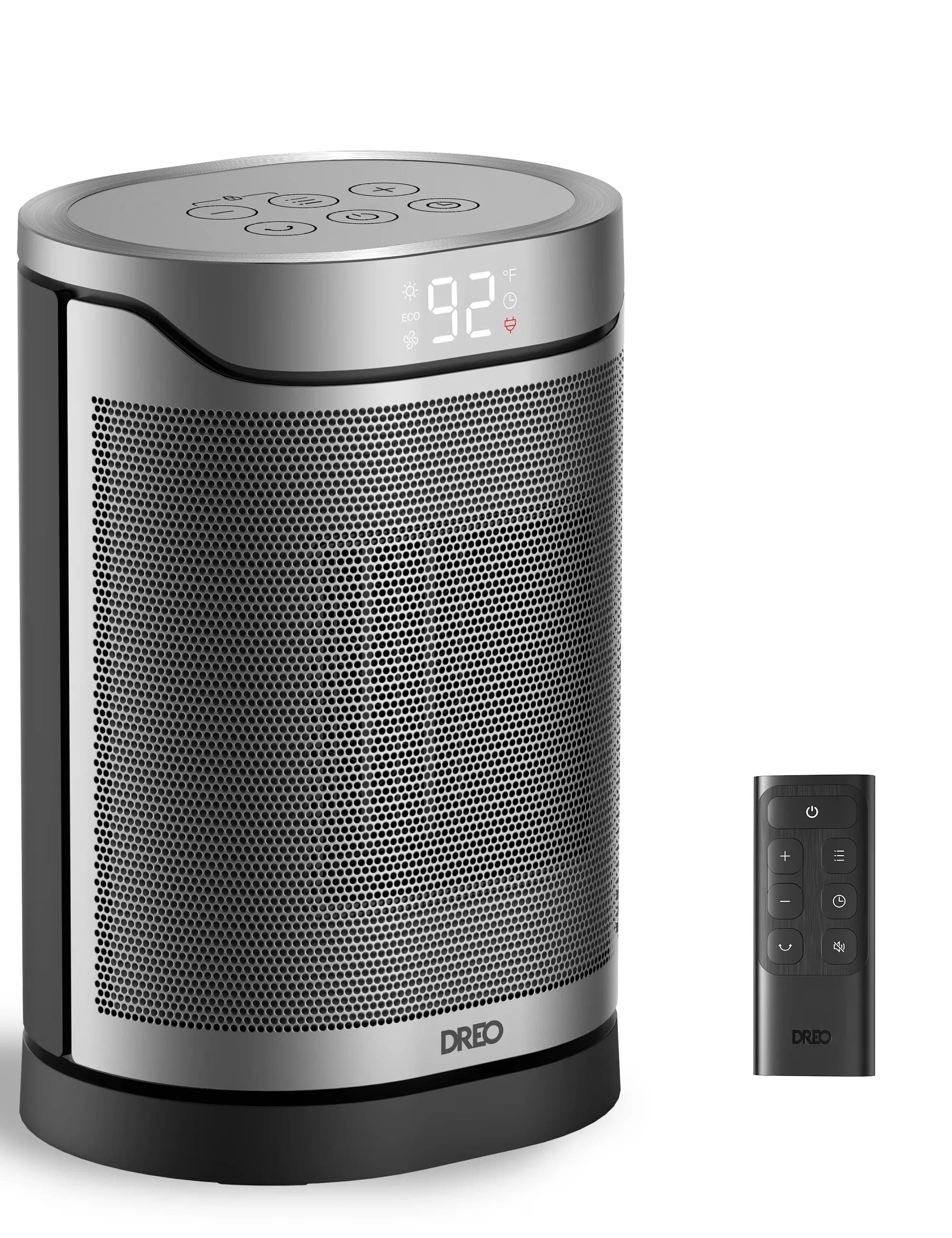 Efficient Portable And Electric Space Heater with 1500W, Removable - Black for Home Model C2C259